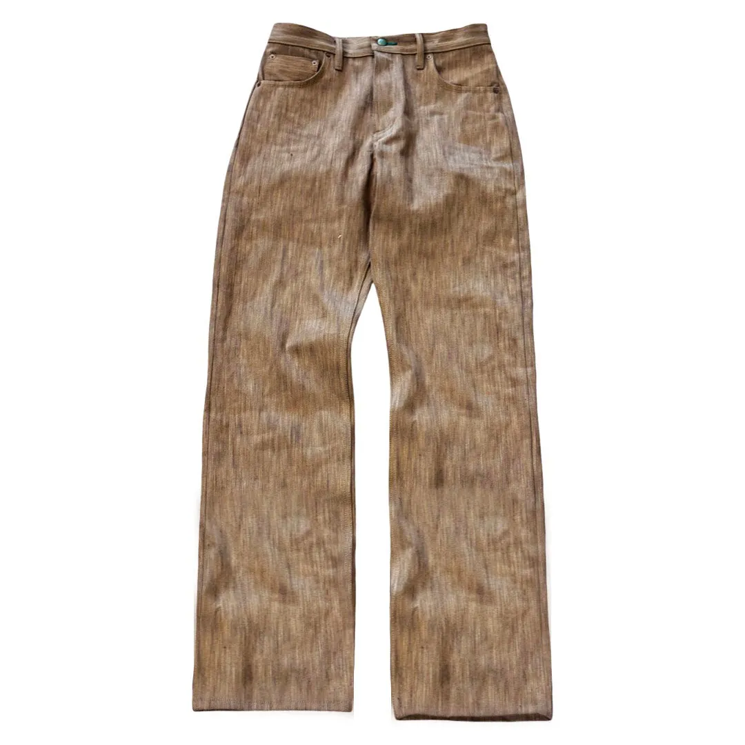 17 oz Kakishibu Awa Shoai denim from Tokushima Japan **check specs** sold by Left Field