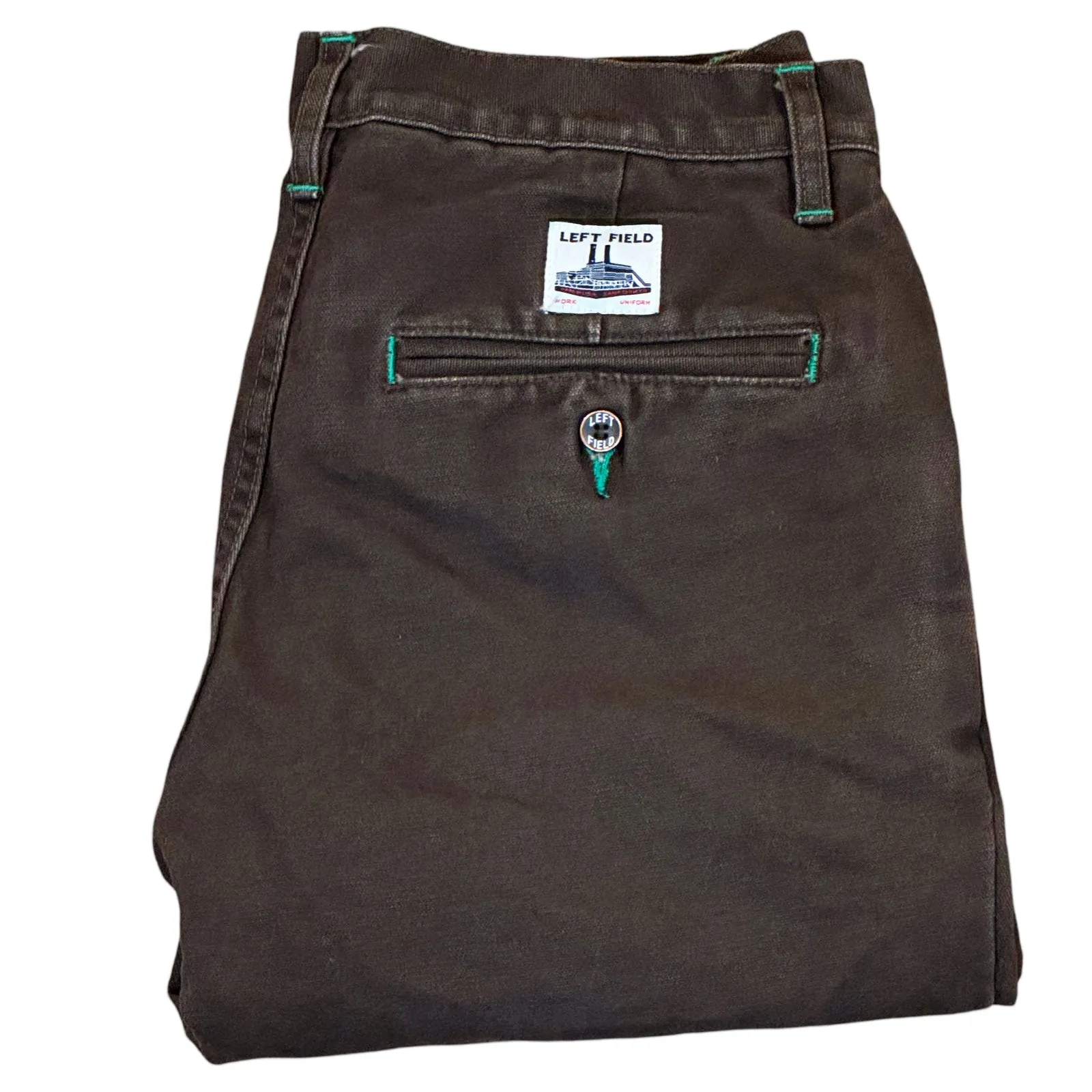 Vintage Wash Chocolate Duck Mt Vernon 13 oz Work Uniform Chino Wider Fit sold by Left Field product image thumbnail 2