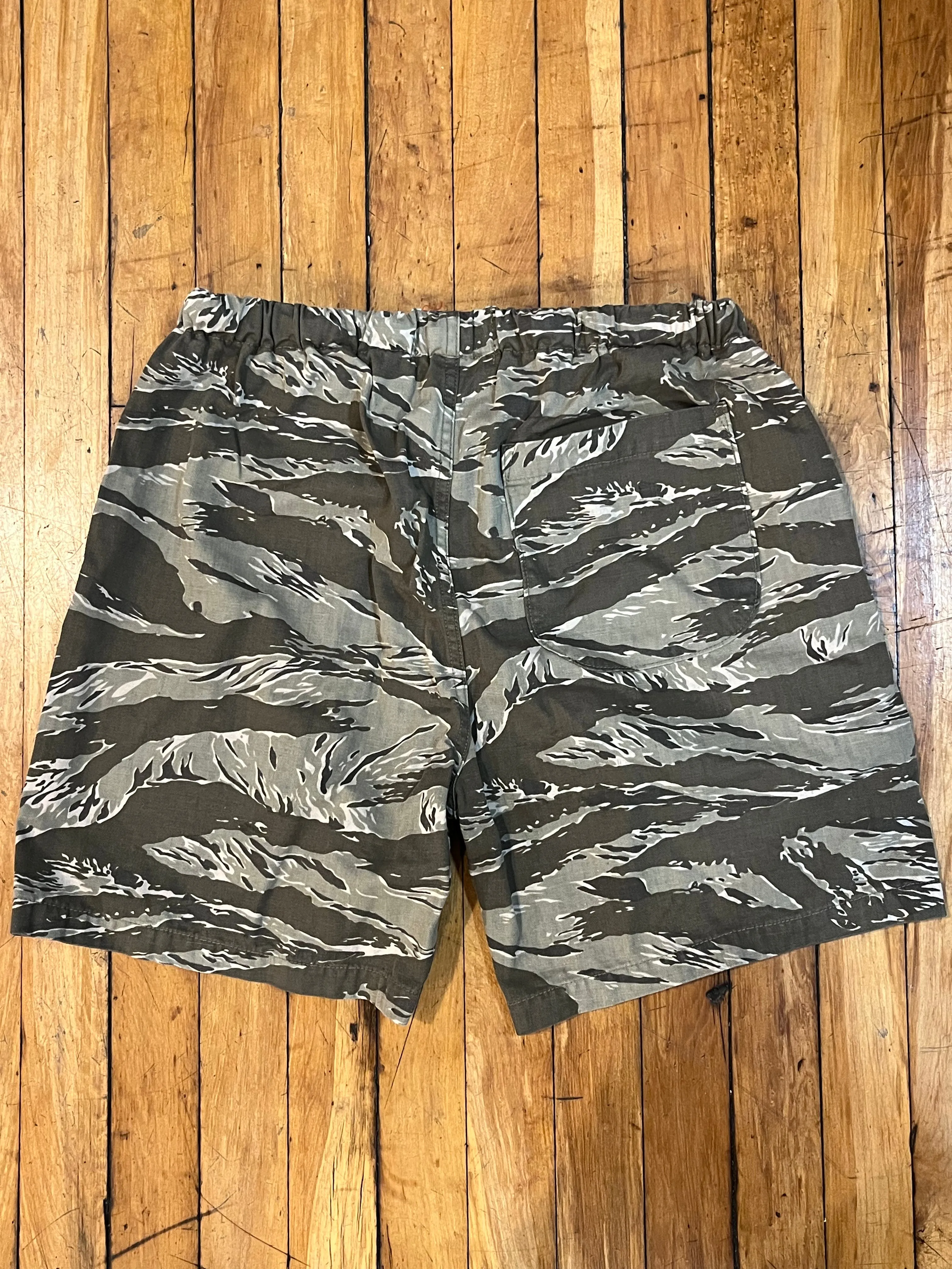 Japanese Tiger Stripe/ Leopard print drawstring shorts sold by Left Field product image thumbnail 2