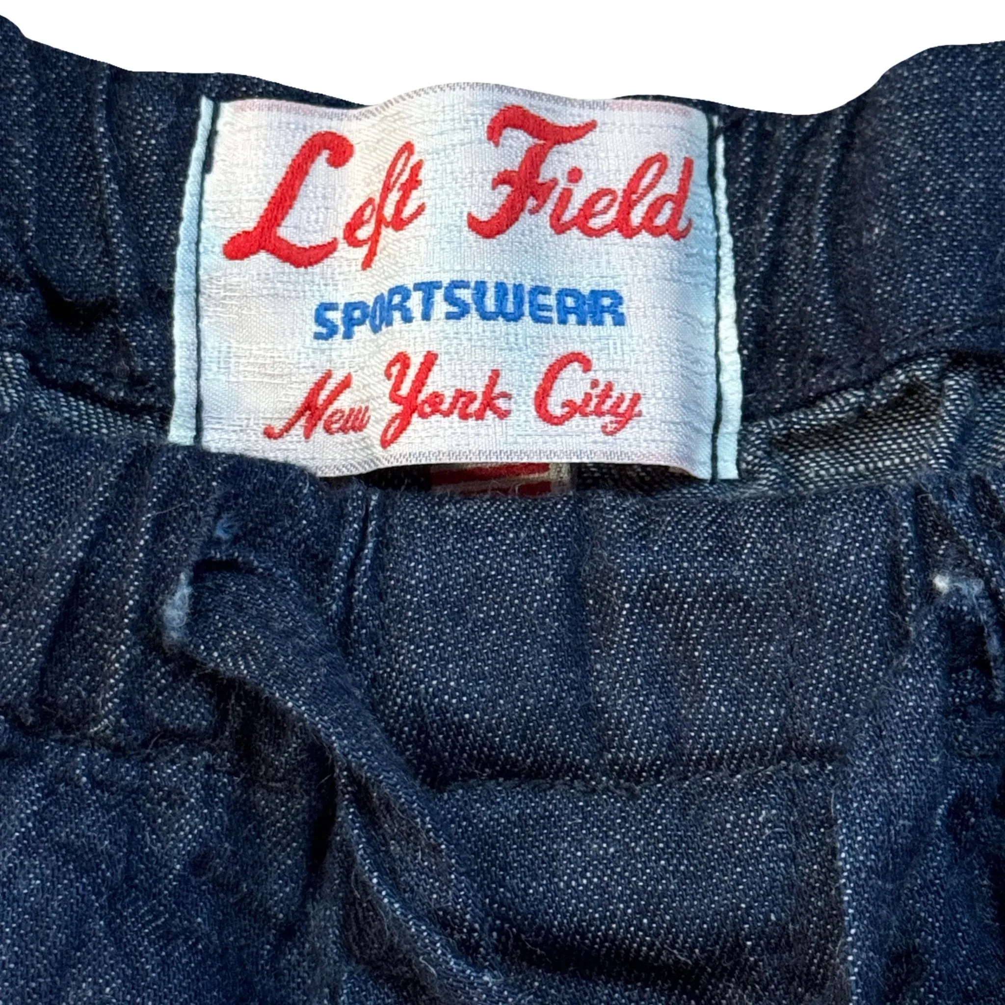 Nihon Menpu 8oz Cotten/ Linen Selvedge denim drawstring shorts sold by Left Field product image thumbnail 3