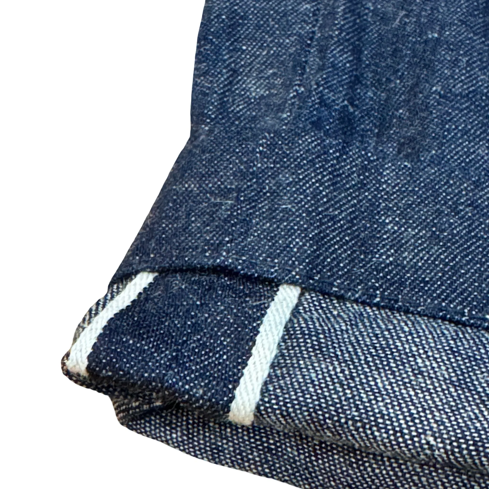 Nihon Menpu 8oz Cotten/ Linen Selvedge denim drawstring shorts sold by Left Field product image thumbnail 2