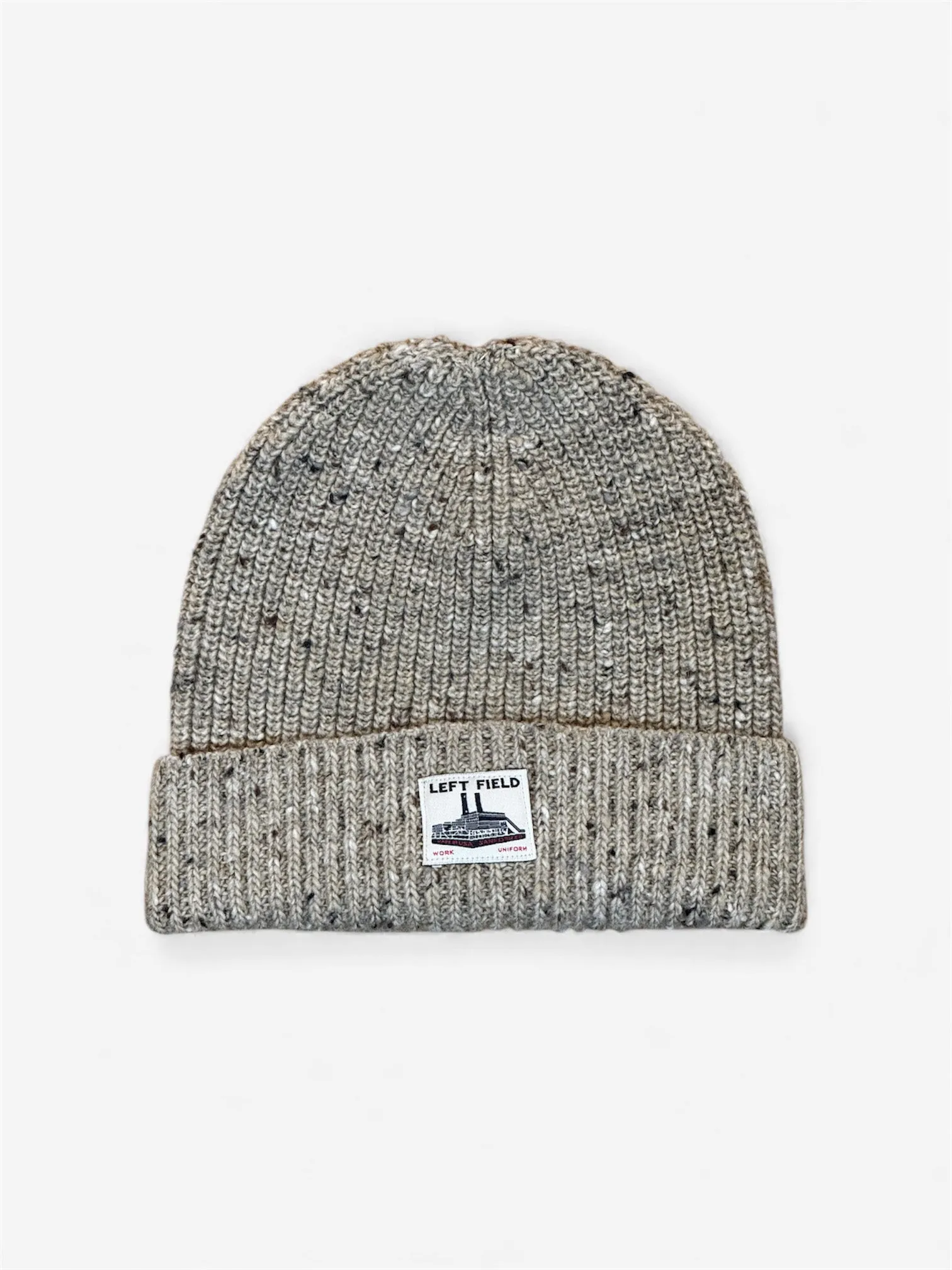 Donegal Oatmeal Merino Wool Watch Cap sold by Left Field