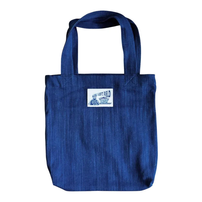 Natural Hank dyed Indigo Tote Bag made by Left Field