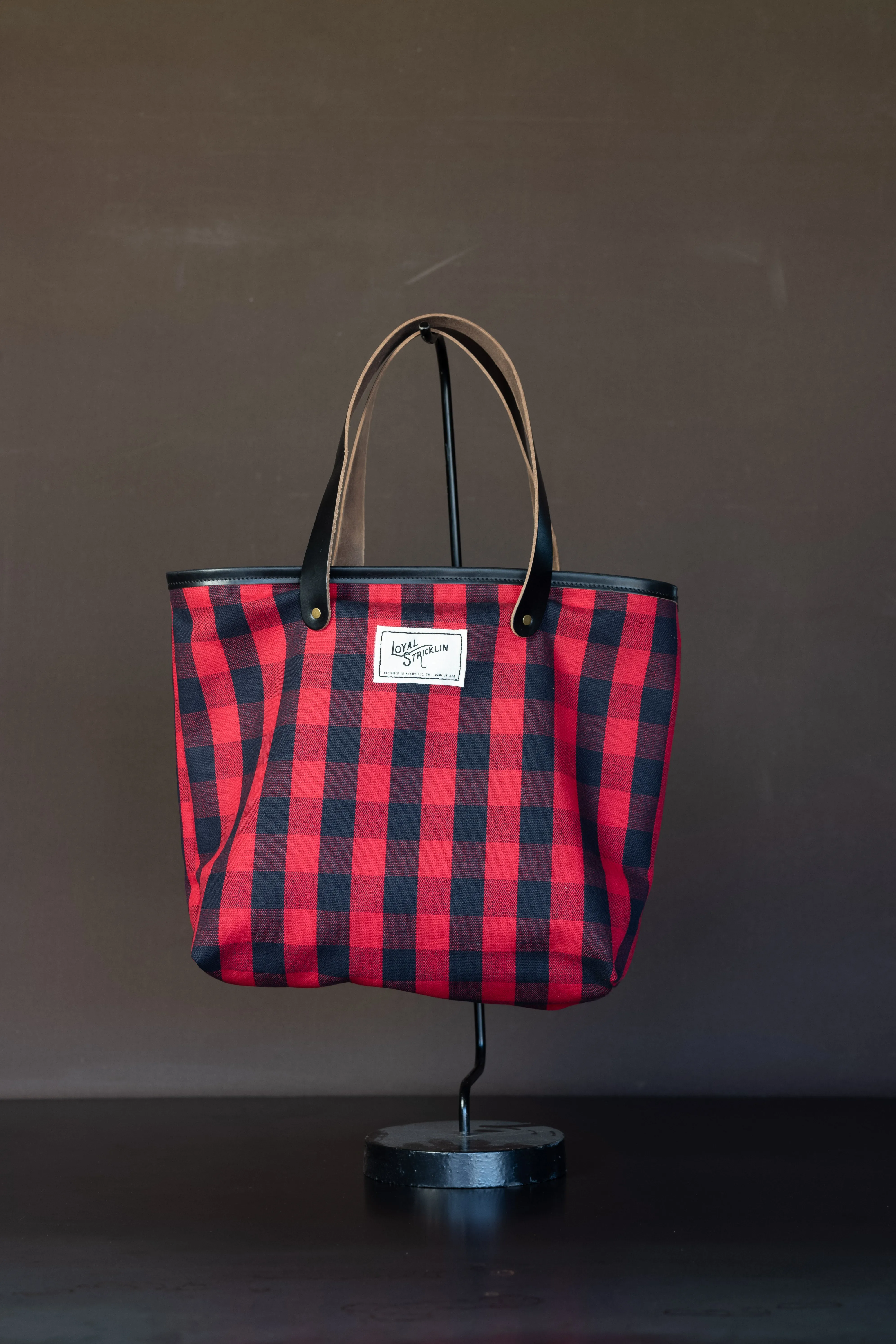Market Tote - Buffalo Check sold by Loyal Stricklin