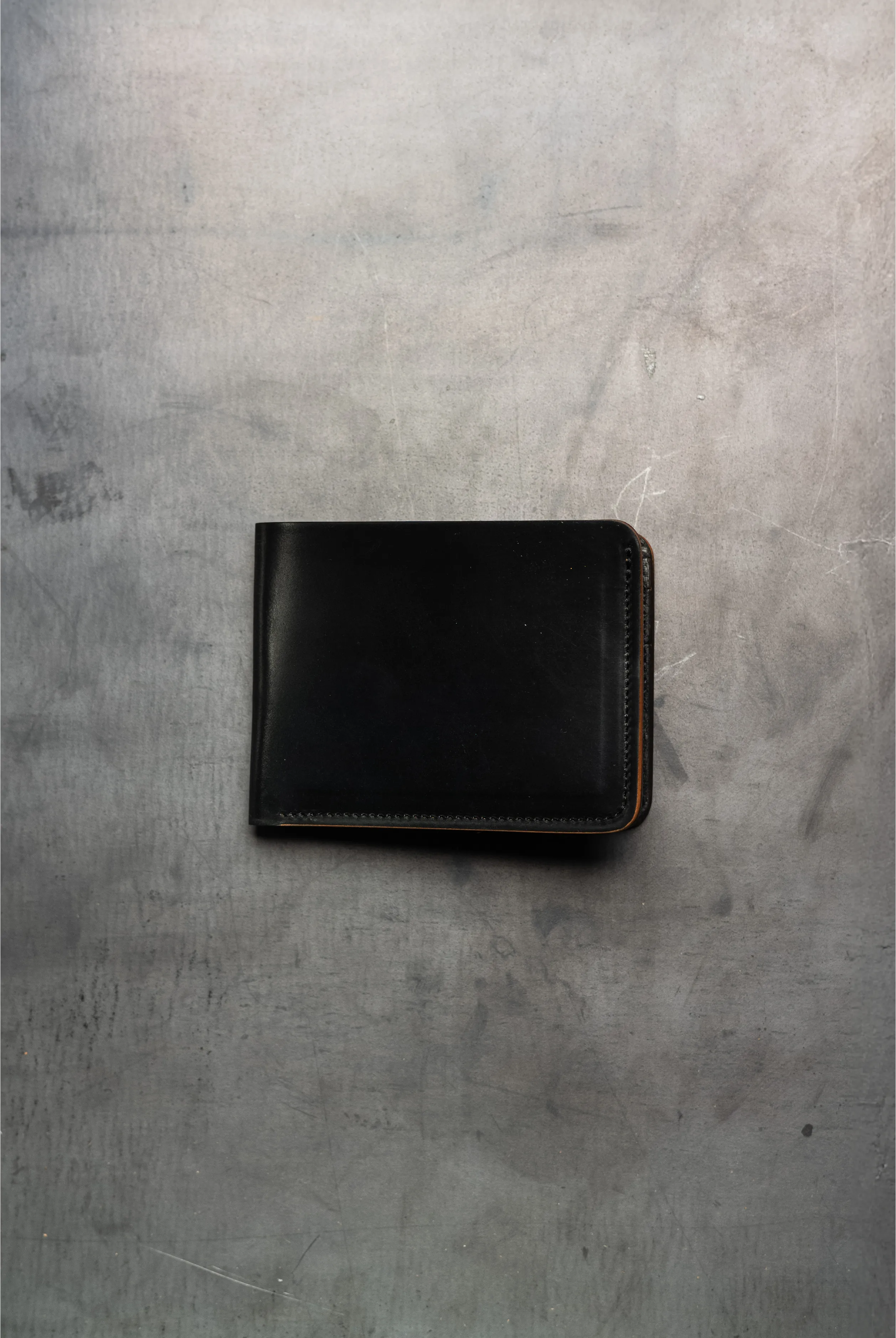 Klein Wallet - Black Shell Cordovan / Teacore Tumbled Horssehide sold by Loyal Stricklin product image thumbnail 2