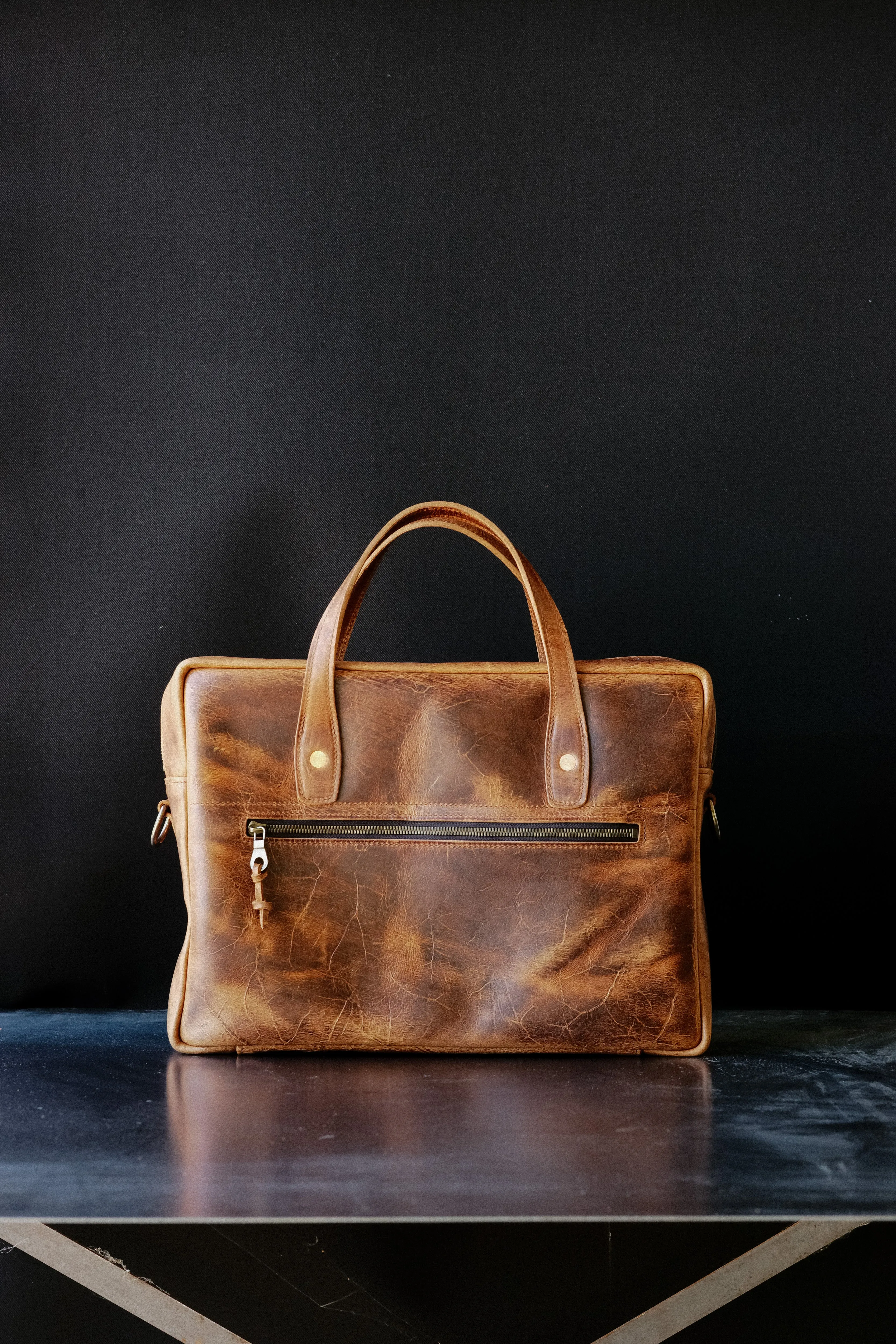 Briefcase - CF Stead Waxed Flesh sold by Loyal Stricklin