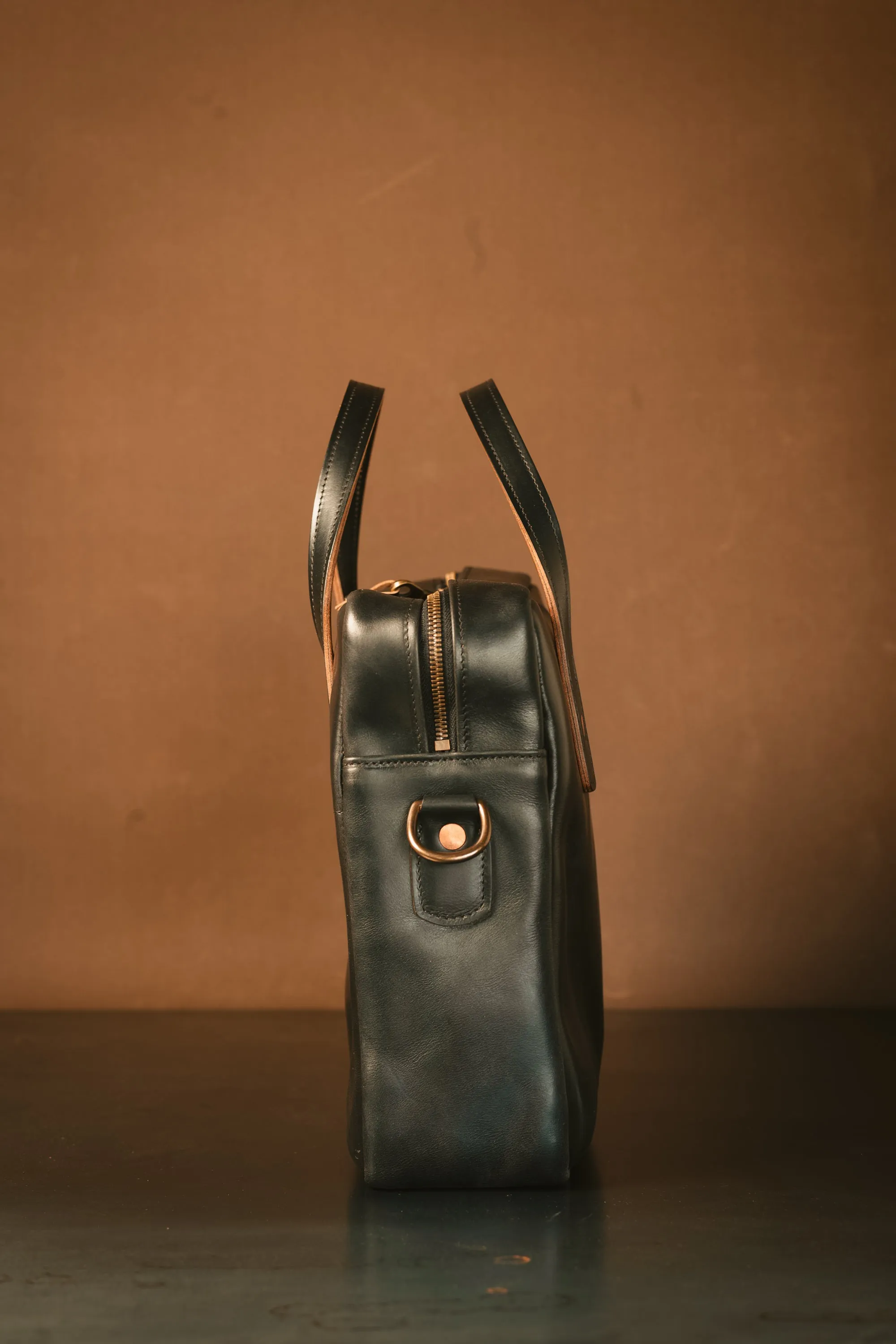 Briefcase - Horween Black Chromexcel sold by Loyal Stricklin product image thumbnail 3