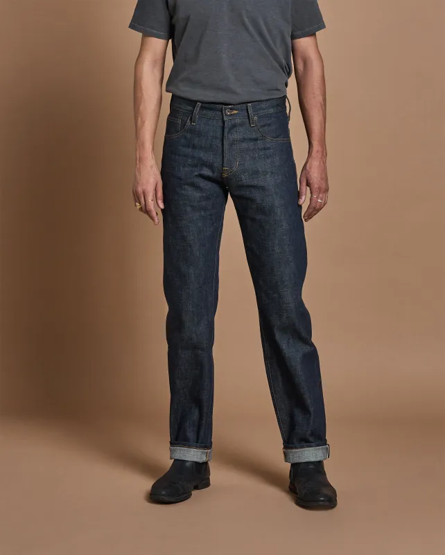 Denim - TPR fit - 15oz Kuroki Slub Indigo Selvedge sold by Loyal Stricklin