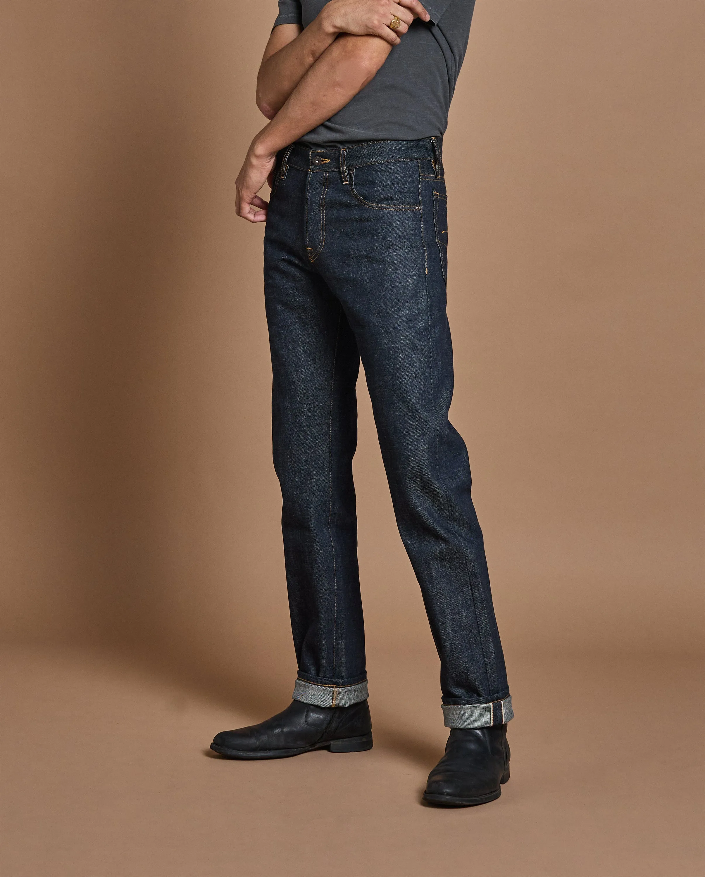 Denim - TPR fit - 15oz Kuroki Slub Indigo Selvedge sold by Loyal Stricklin product image thumbnail 3