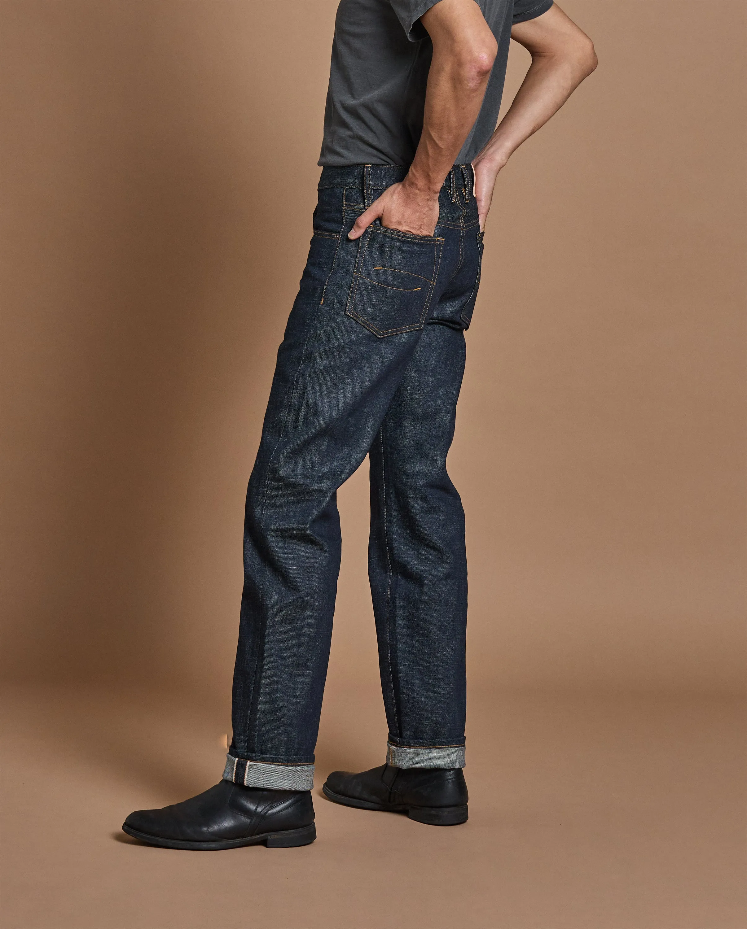 Denim - TPR fit - 15oz Kuroki Slub Indigo Selvedge sold by Loyal Stricklin product image thumbnail 4