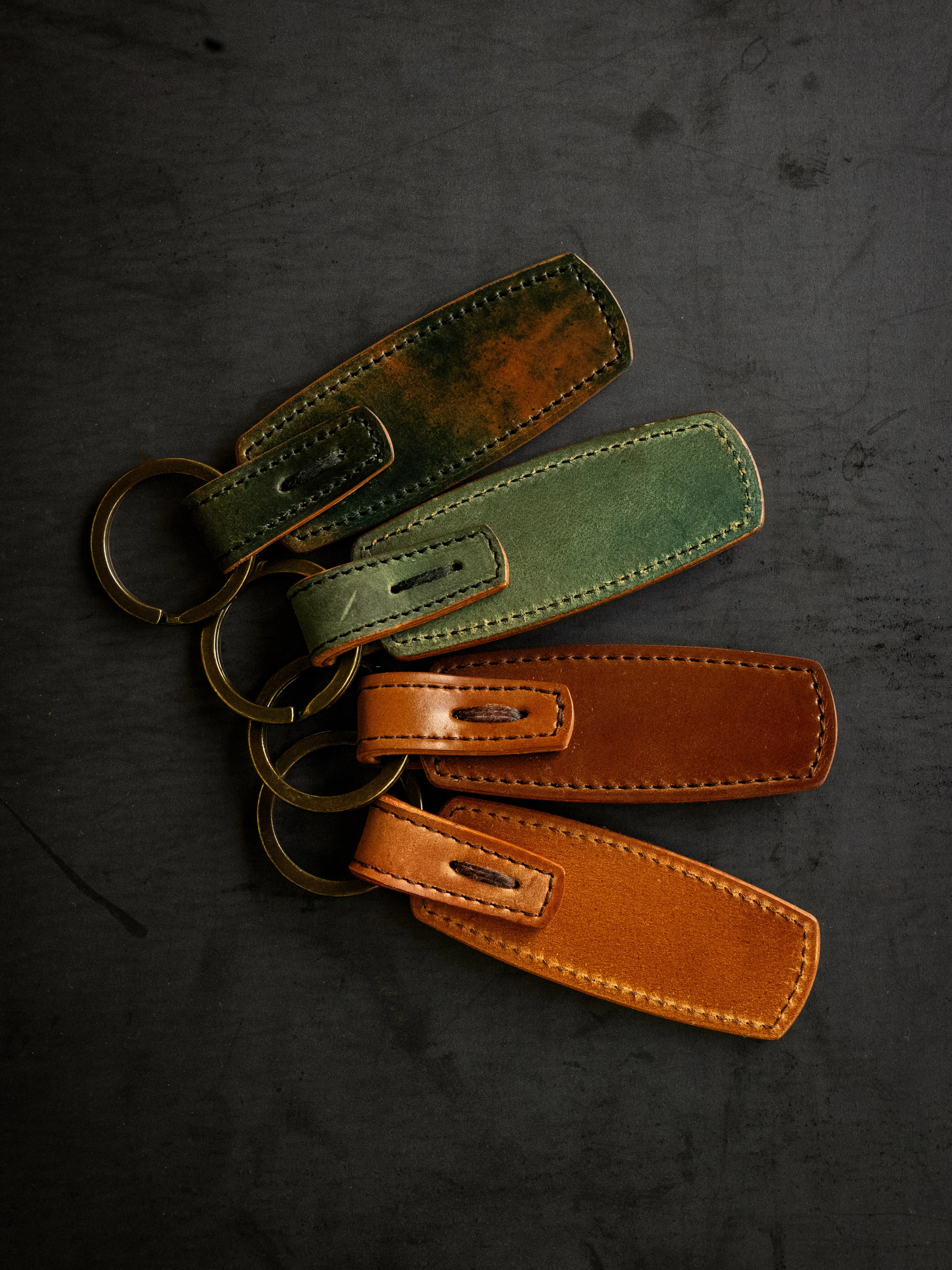 Rover Key Ring - Natural Horween Shell Cordovan sold by Loyal Stricklin product image thumbnail 2