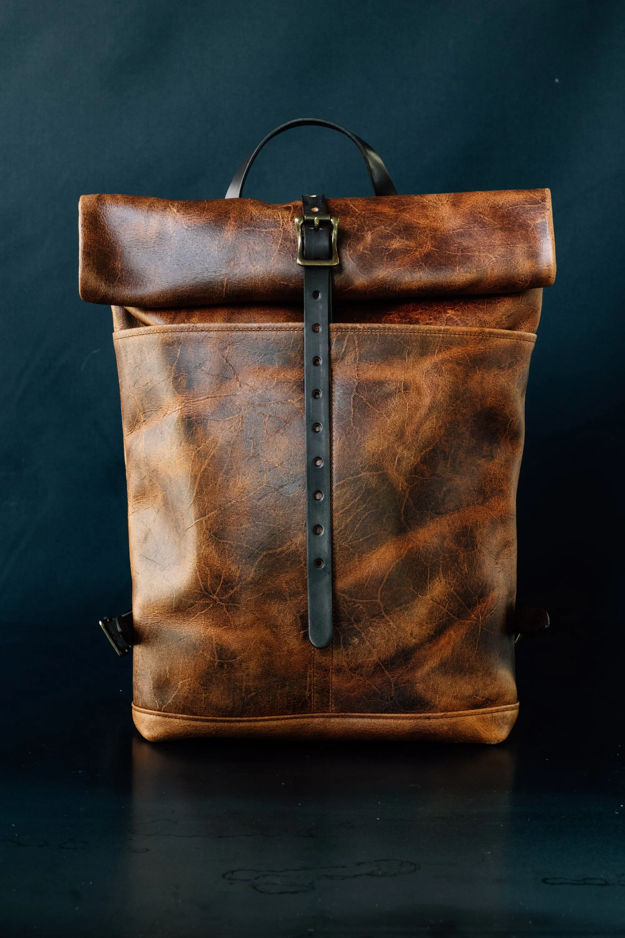 Leather Ruck Sack - CF Stead Waxed Flesh-out Suede sold by Loyal Stricklin