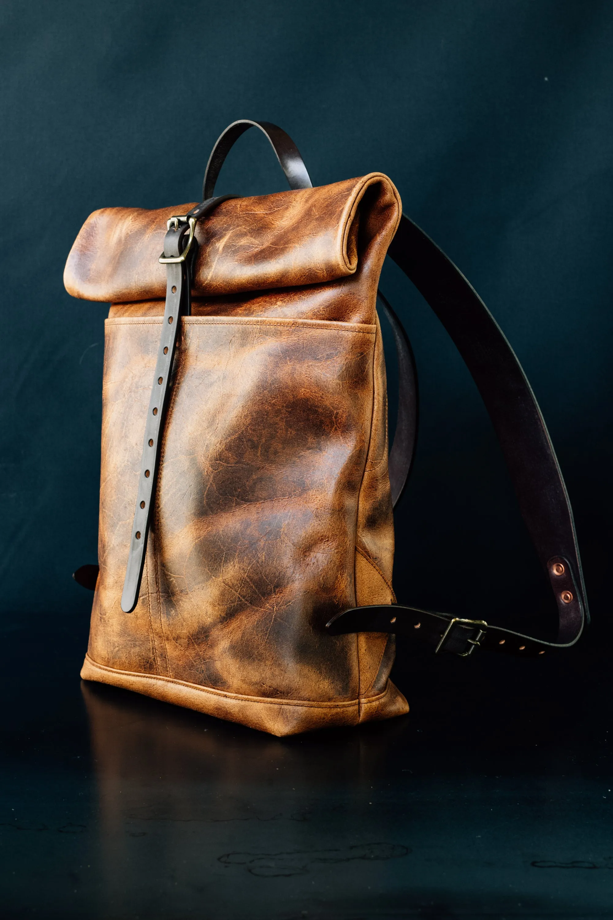 Leather Ruck Sack - CF Stead Waxed Flesh-out Suede sold by Loyal Stricklin product image thumbnail 2