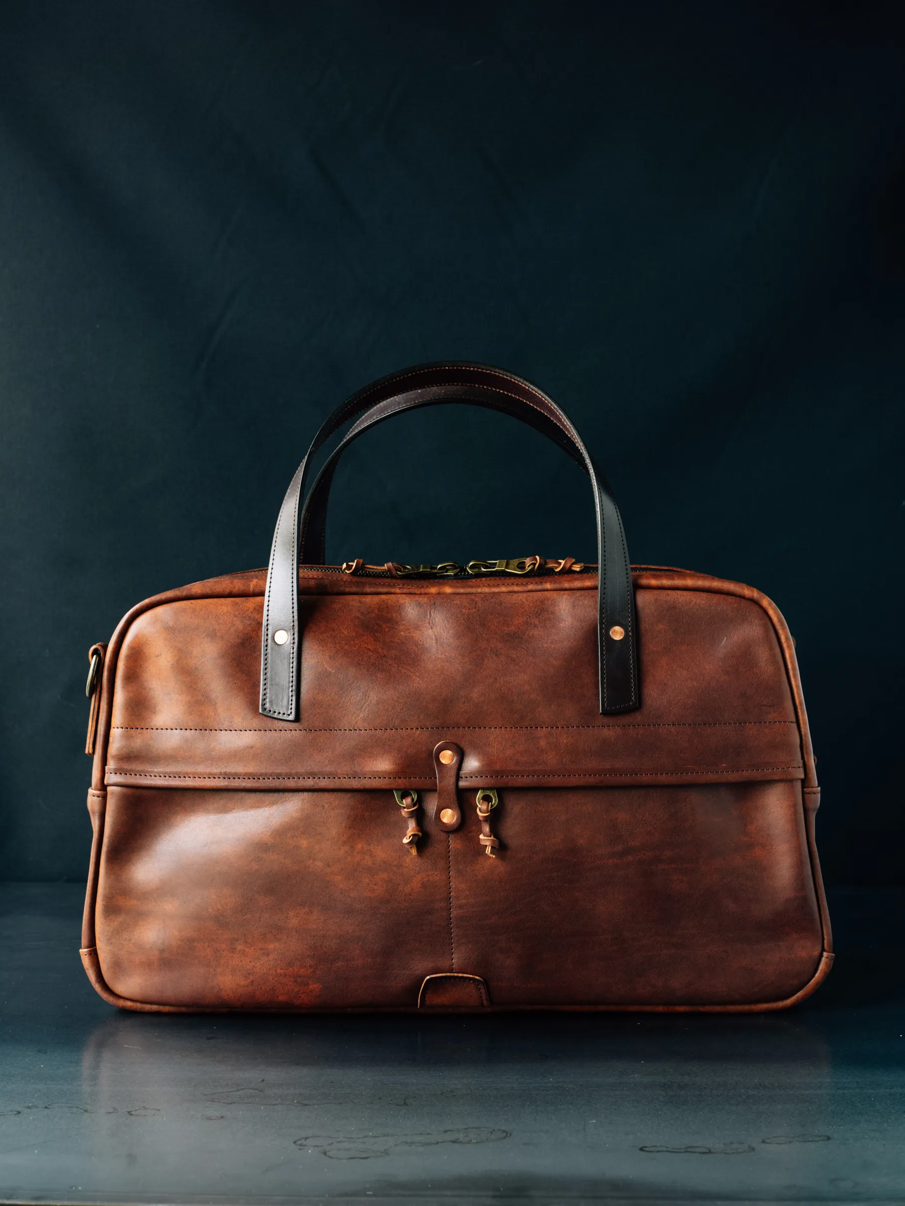 Weekender Duffle - 35L - Cognac Nemesis Leather sold by Loyal Stricklin