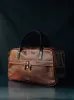 Weekender Duffle - 35L - Cognac Nemesis Leather sold by Loyal Stricklin