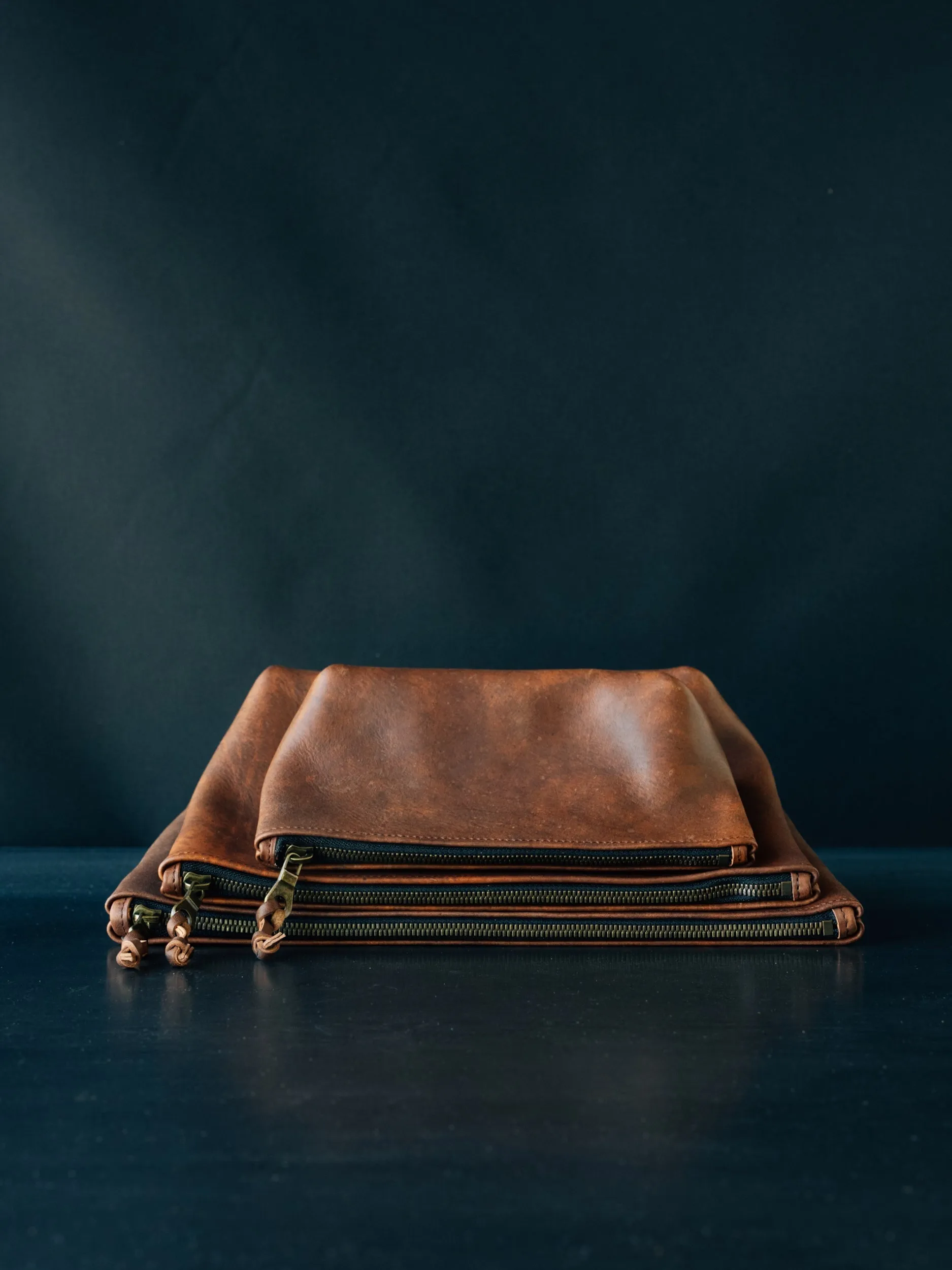 Dylan Zip Pouch - LARGE - Cognac Nemesis sold by Loyal Stricklin product image thumbnail 4