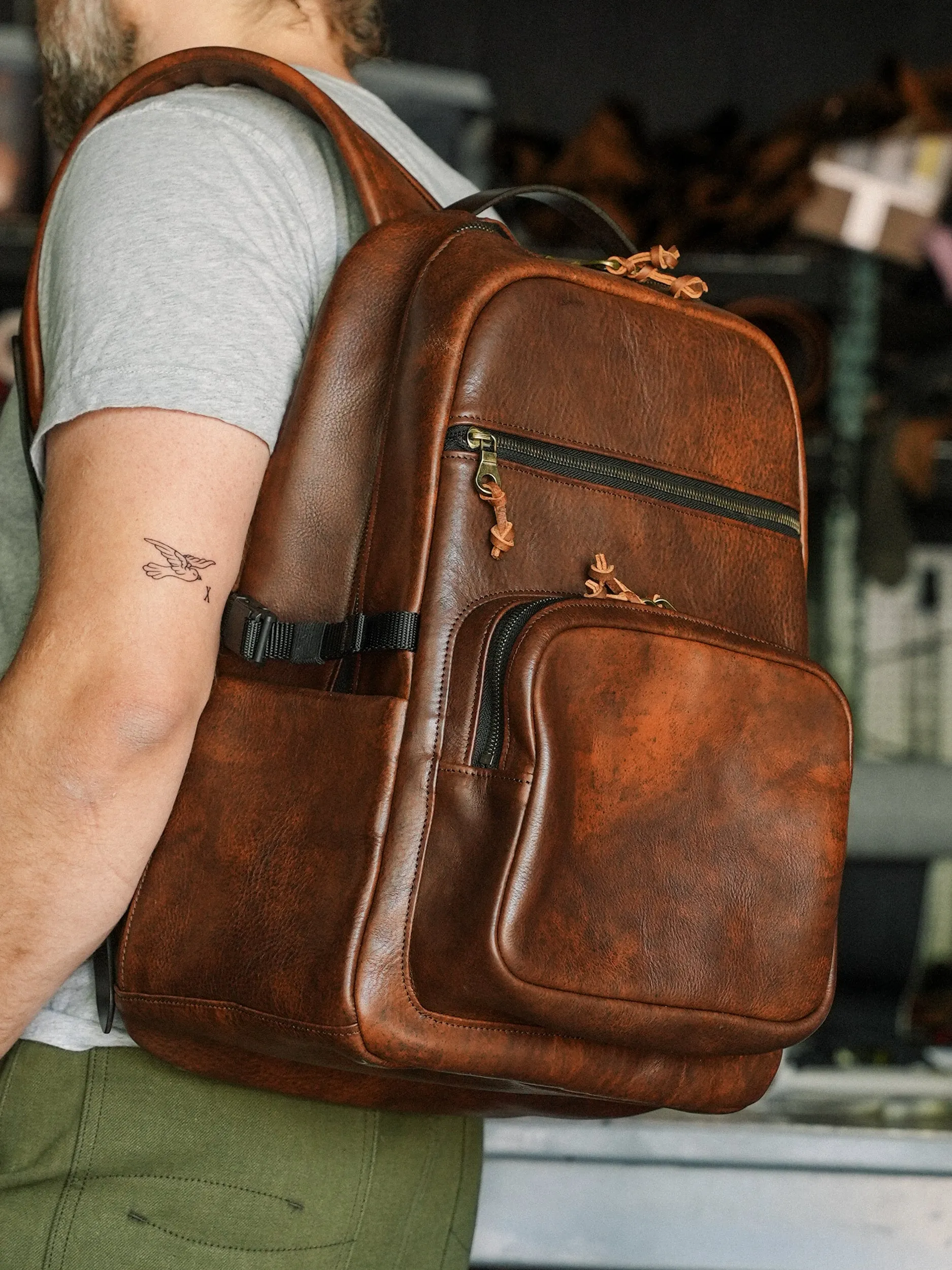 Field Pack - Cognac Nemesis Leather sold by Loyal Stricklin product image thumbnail 2
