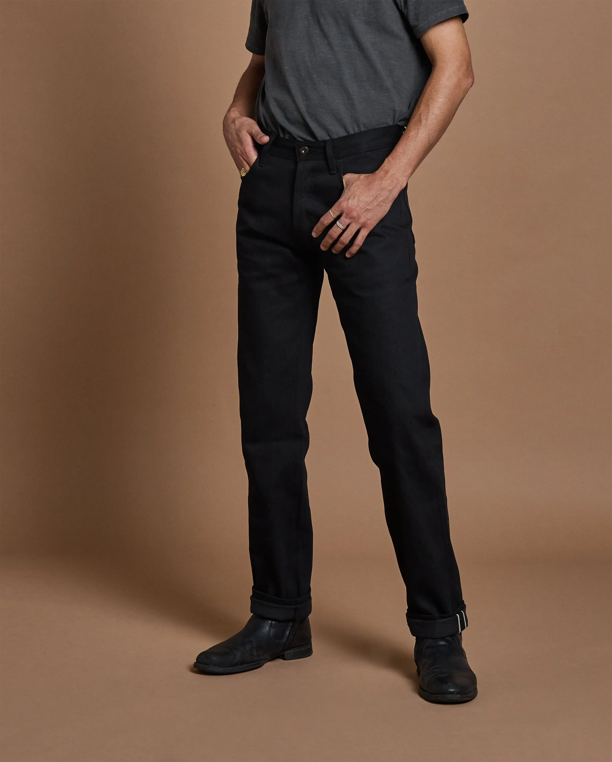 Denim - TPR fit - Black Nihon Menpu Selvedge - FINAL SALE sold by Loyal Stricklin