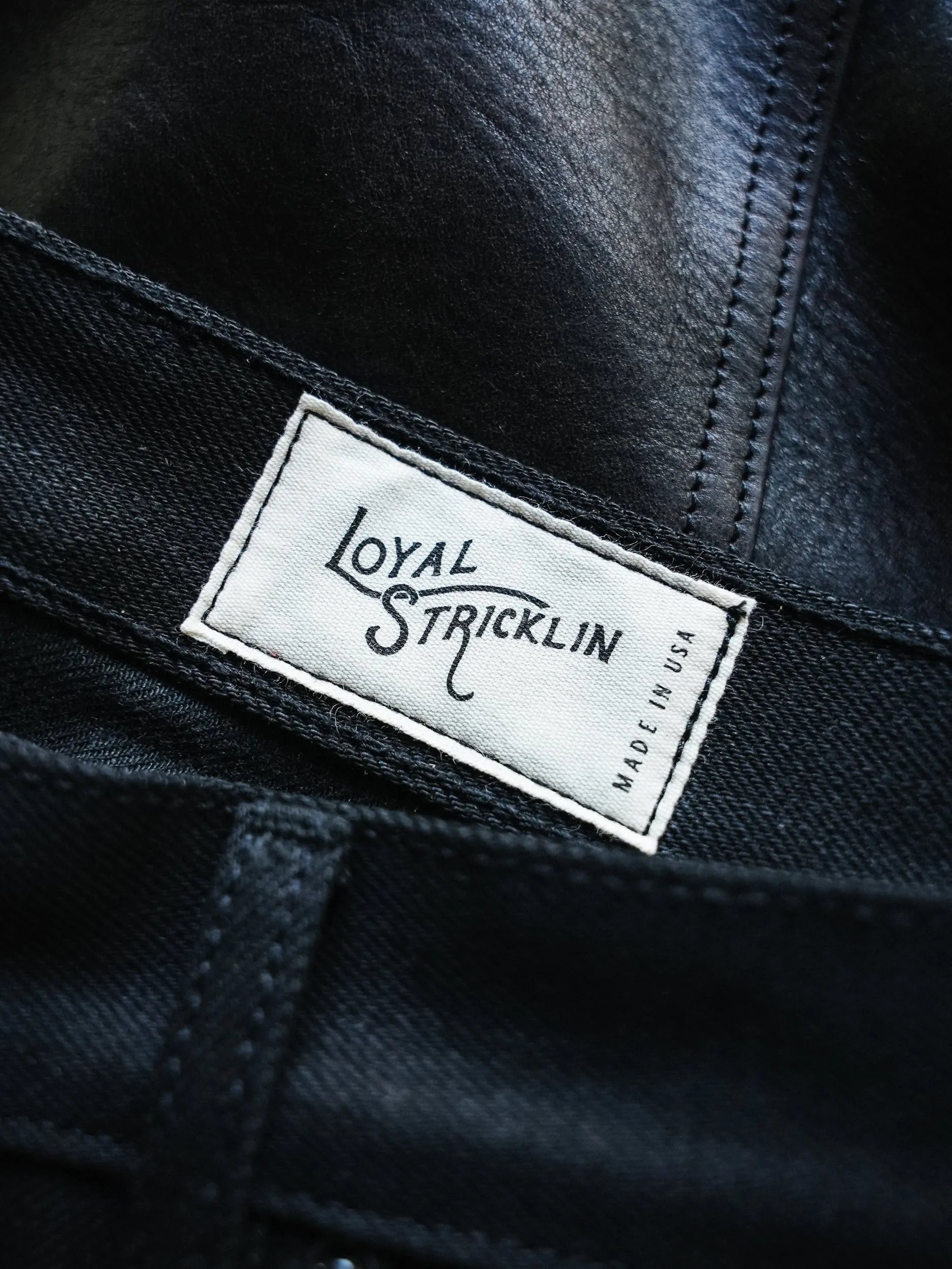 Denim - TPR fit - Black Nihon Menpu Selvedge - FINAL SALE sold by Loyal Stricklin product image thumbnail 5