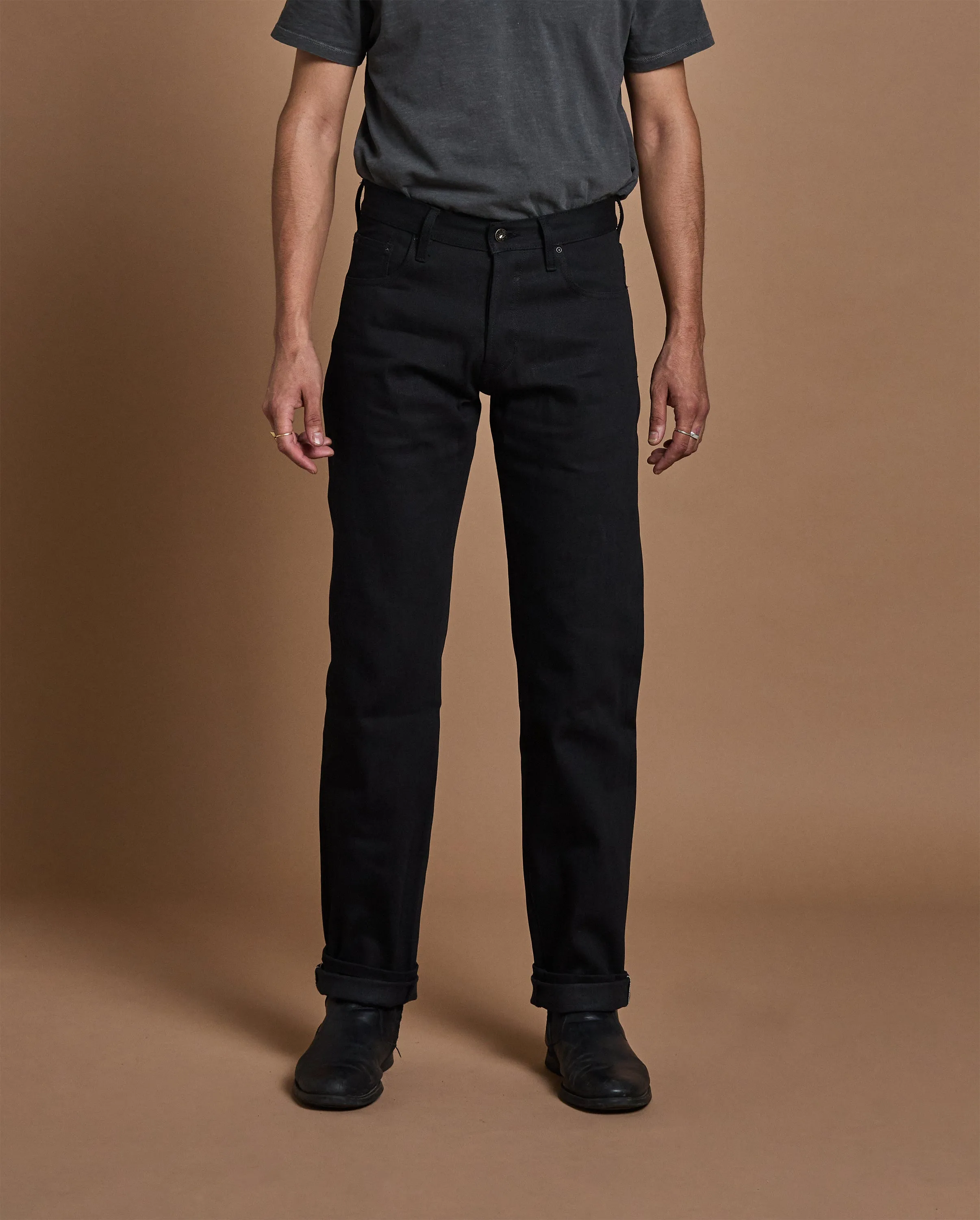 Denim - TPR fit - Black Nihon Menpu Selvedge - FINAL SALE sold by Loyal Stricklin product image thumbnail 3