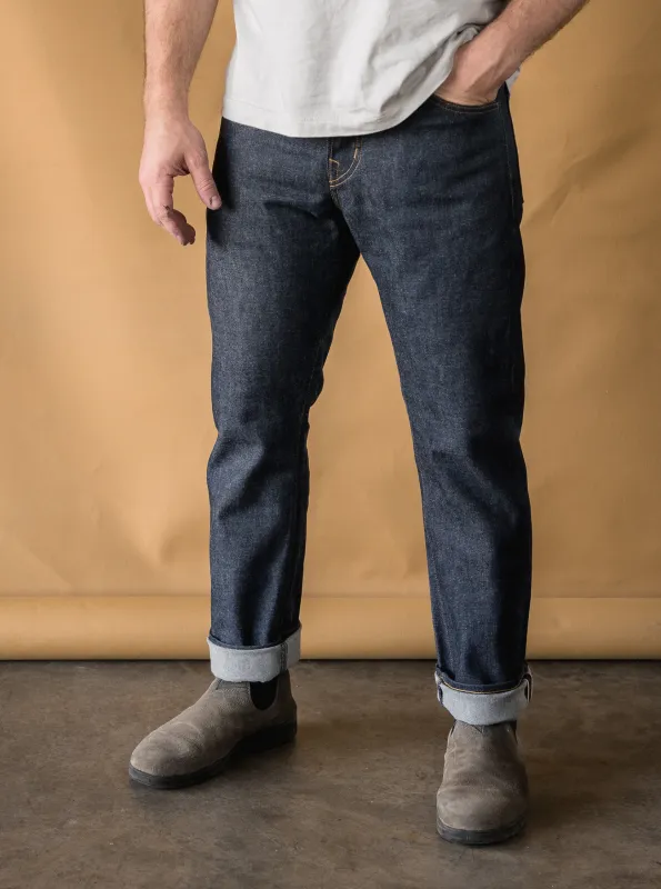 SLM - 14oz Vidalia Mills Indigo Selvedge - Slim Fit sold by Loyal Stricklin