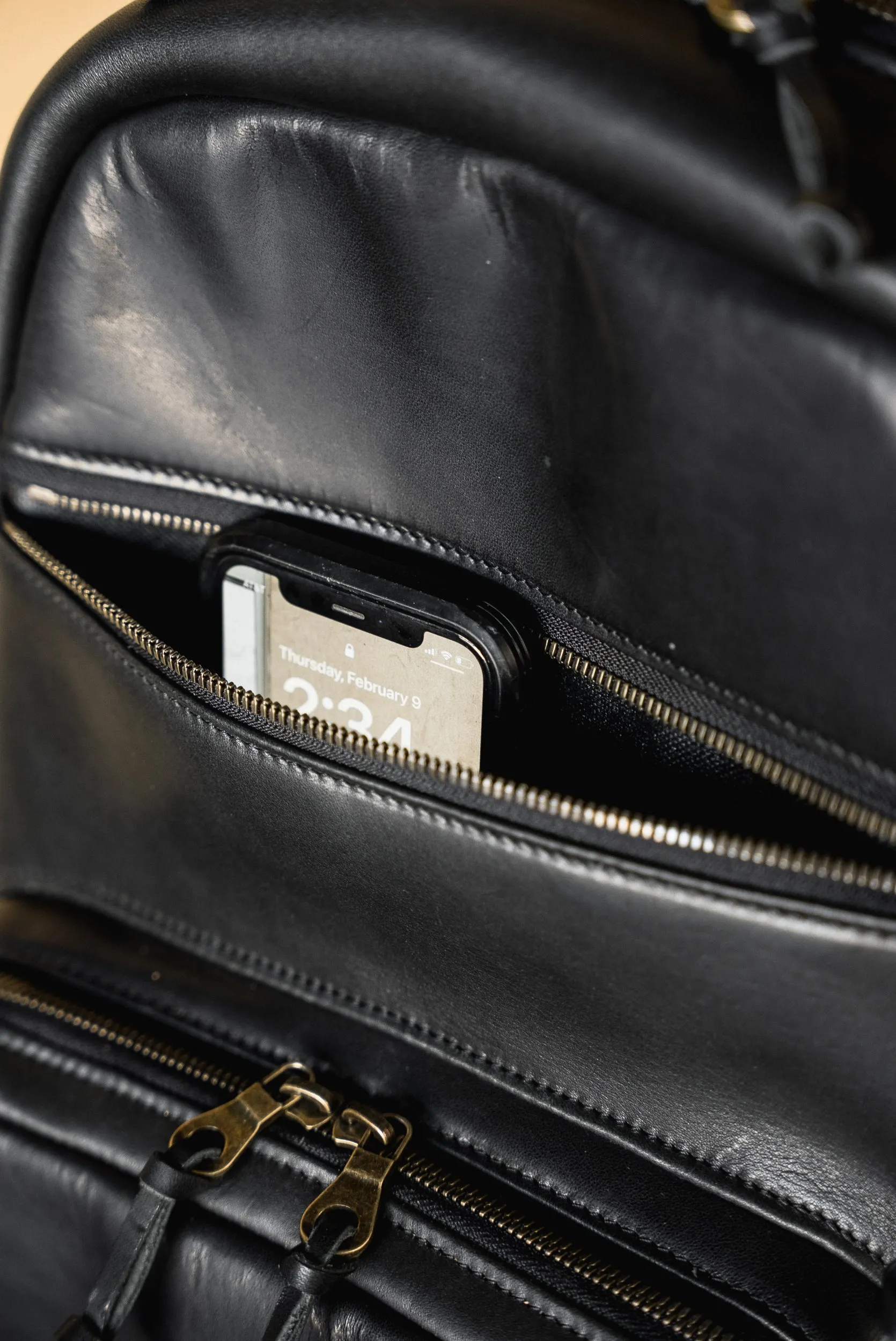 Field Pack - Horween Black Essex sold by Loyal Stricklin product image thumbnail 3