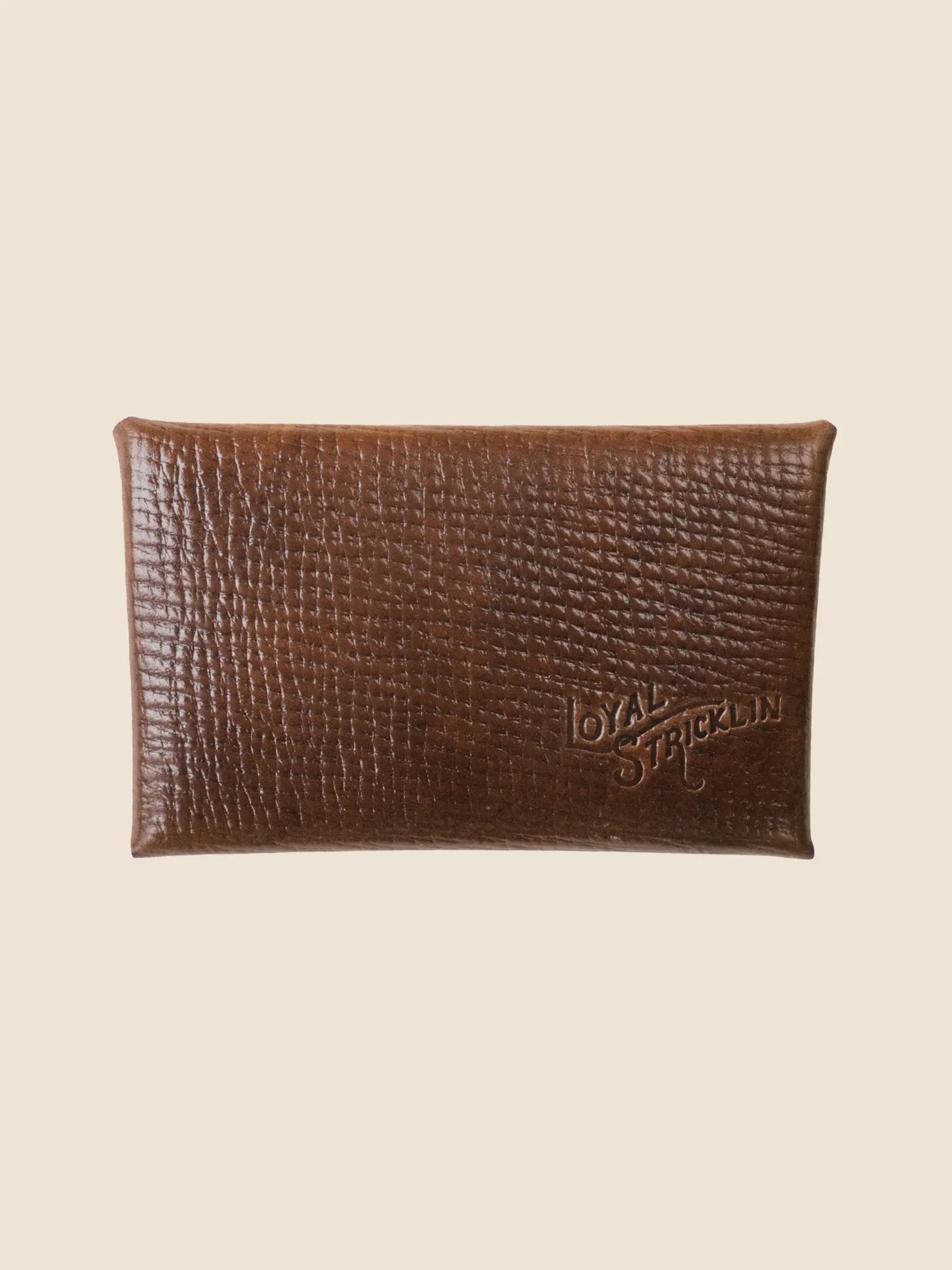 Envelope Wallet - Horween Armagnac Hatchgrain Shell Cordovan sold by Loyal Stricklin product image thumbnail 3