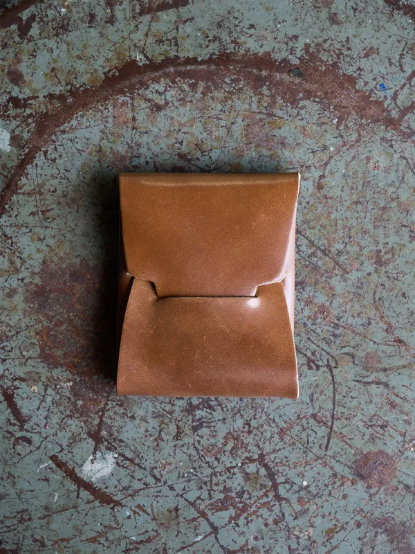 Johnny Wallet - Horween Bourbon Shell Cordovan sold by Loyal Stricklin