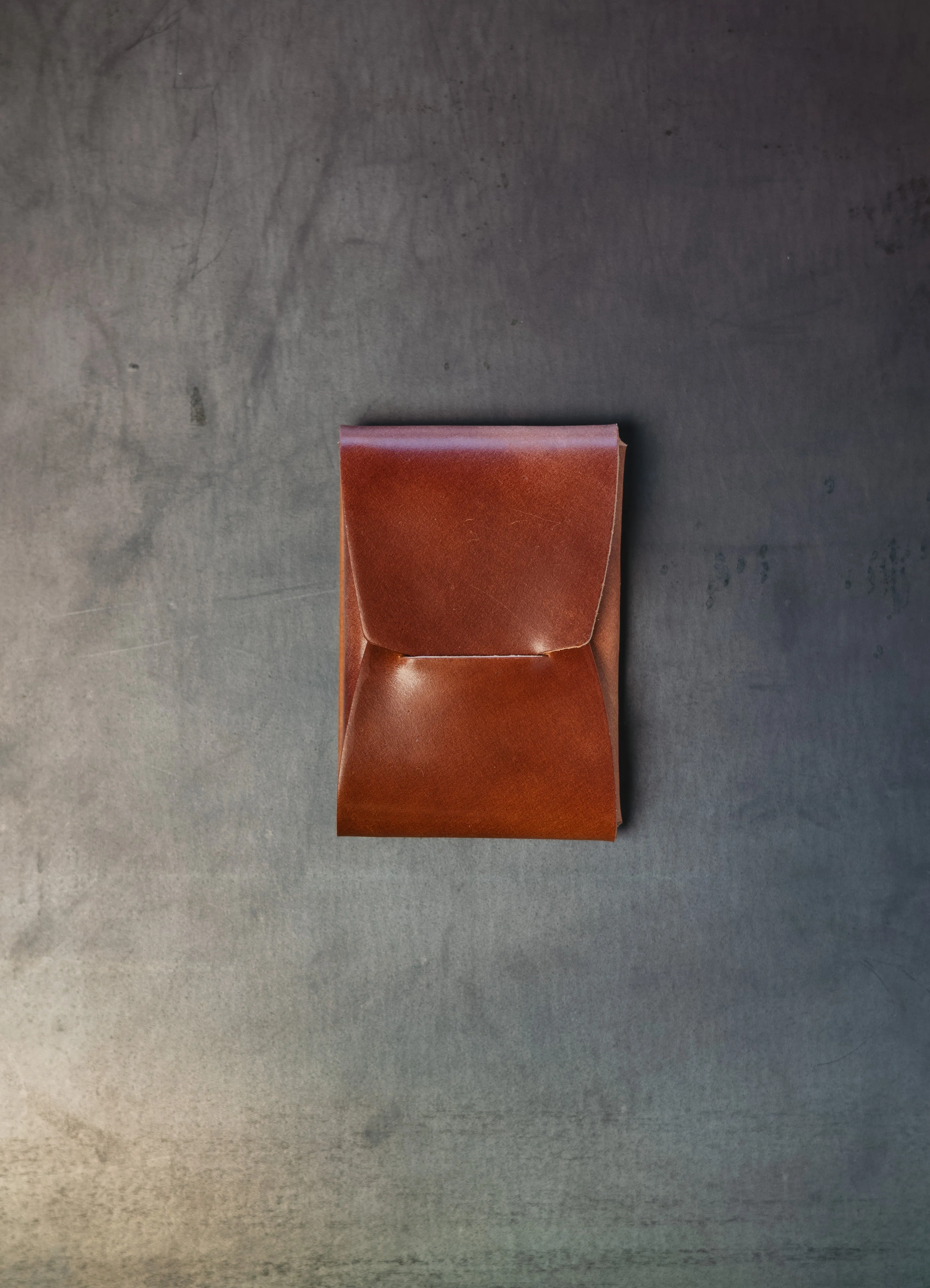 Johnny Slim - Marbled Garnet Horween Shell Cordovan sold by Loyal Stricklin