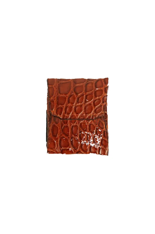 Johnny Wallet - Peanut Alligator - Small Scales sold by Loyal Stricklin