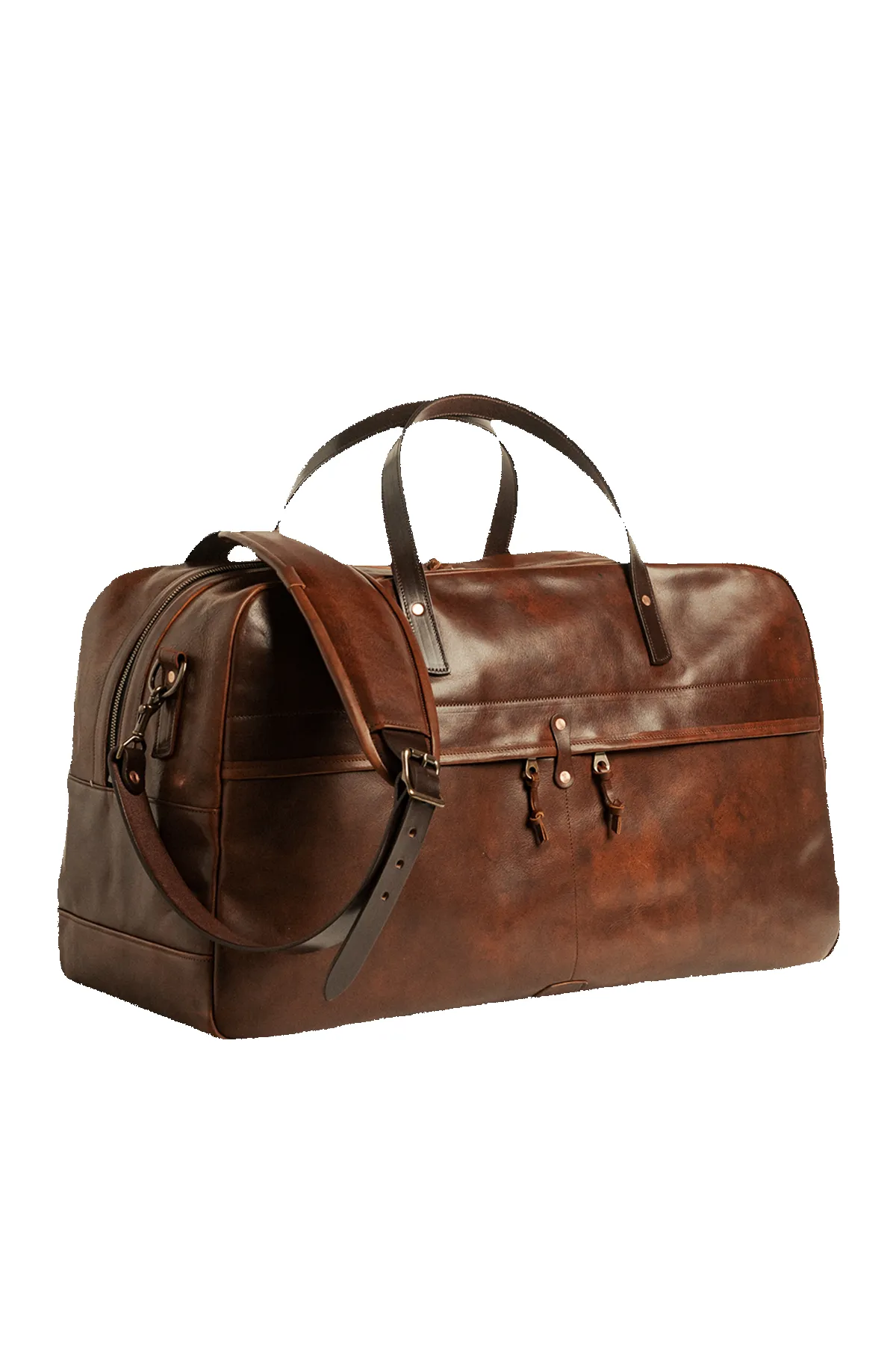Wells Duffle - 70L - Cognac Nemesis Leather - Mid January Delivery sold by Loyal Stricklin