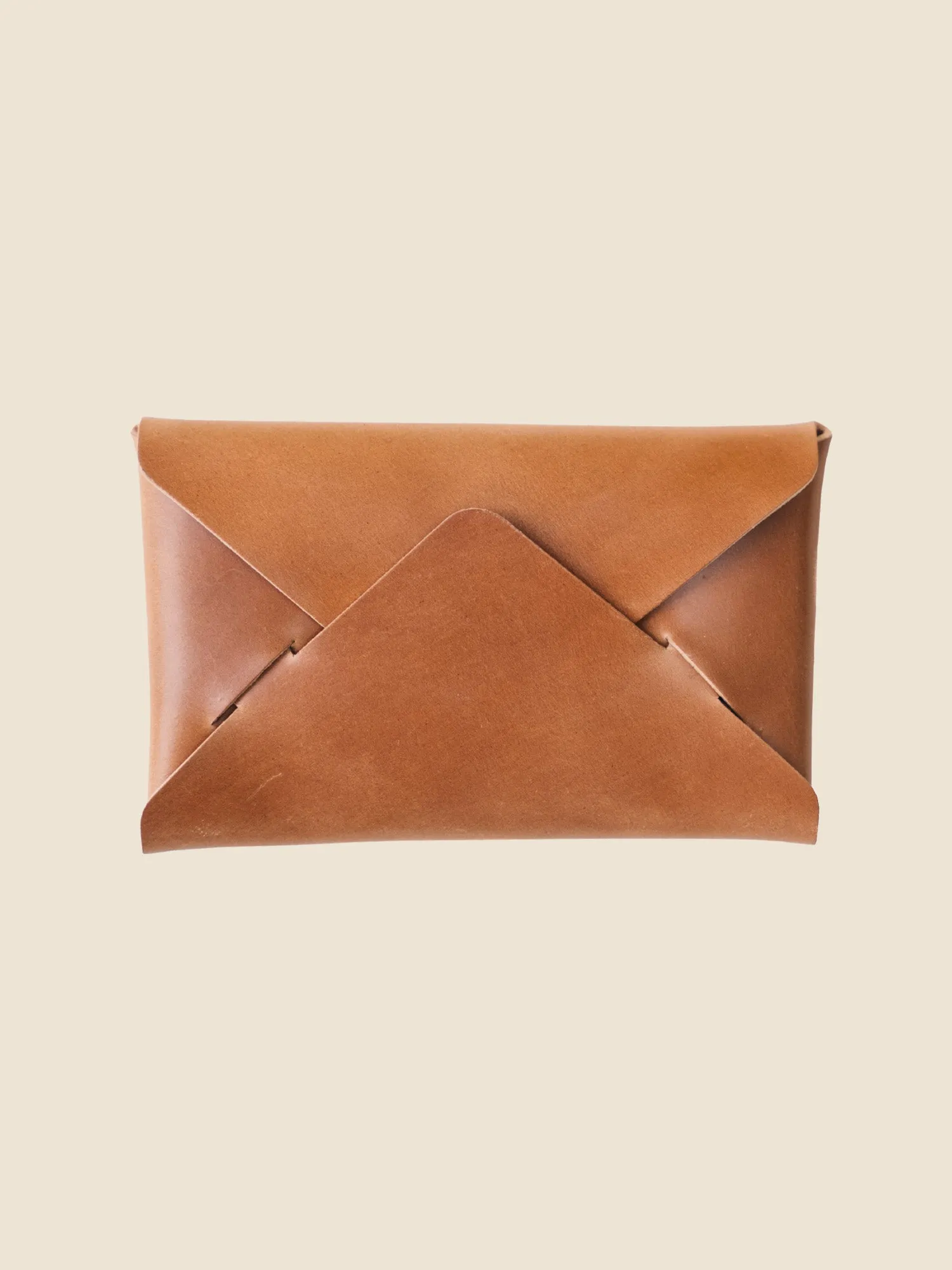 Envelope Wallet - Horween Natural Shell Cordovan sold by Loyal Stricklin