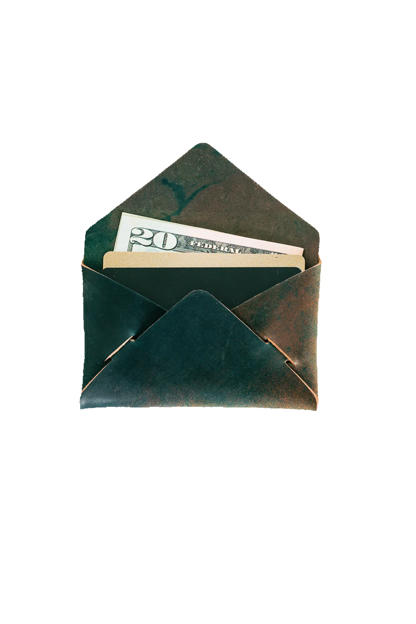 Envelope Wallet - Horween Marbled Shell Cordovan sold by Loyal Stricklin product image thumbnail 2