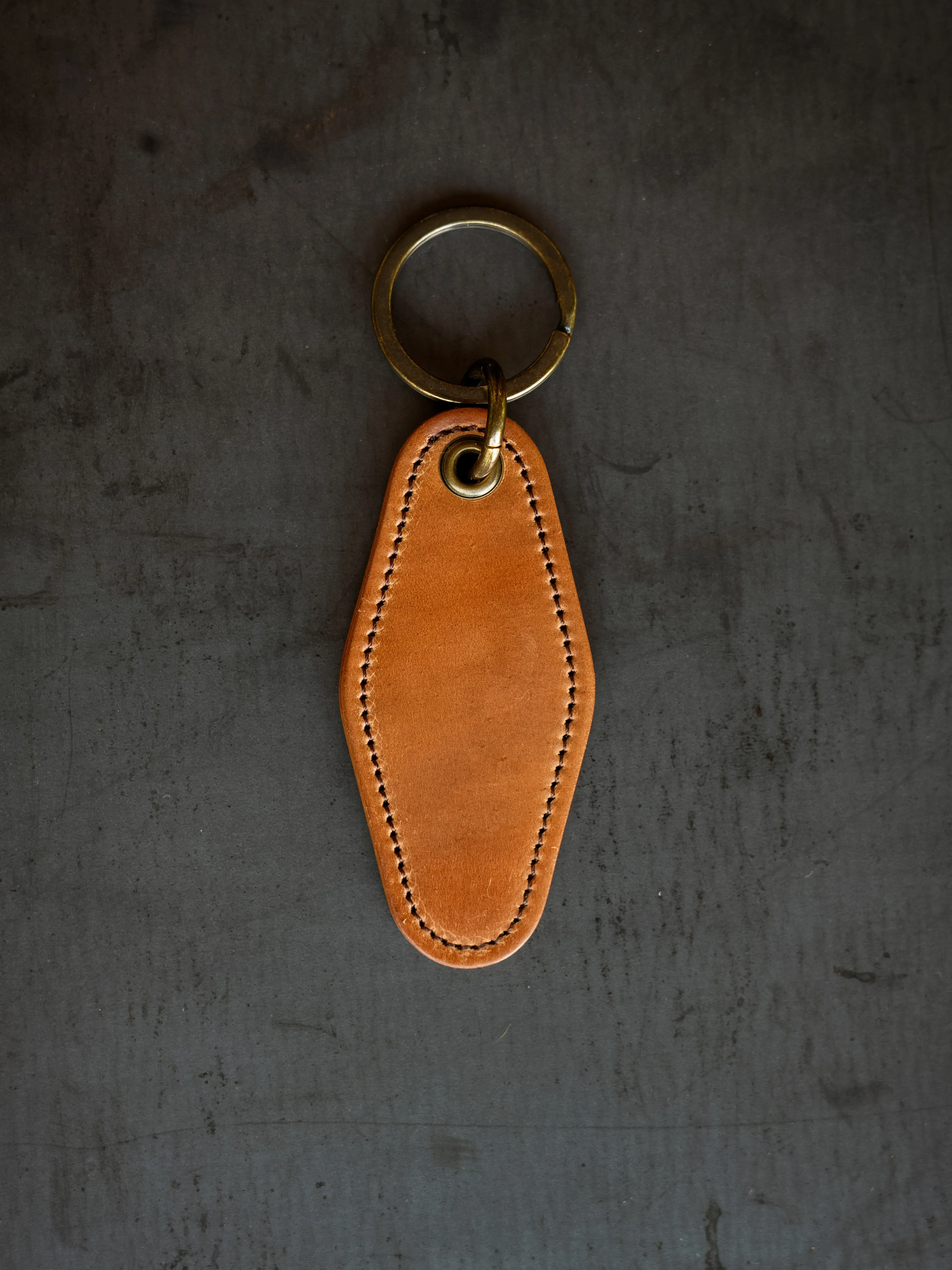 Motel Key Ring - Natural Shell Cordovan sold by Loyal Stricklin