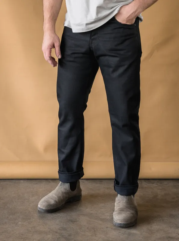 SLM - 14oz Vidalia Mills Double Black Selvedge - Slim Fit made by Loyal Stricklin