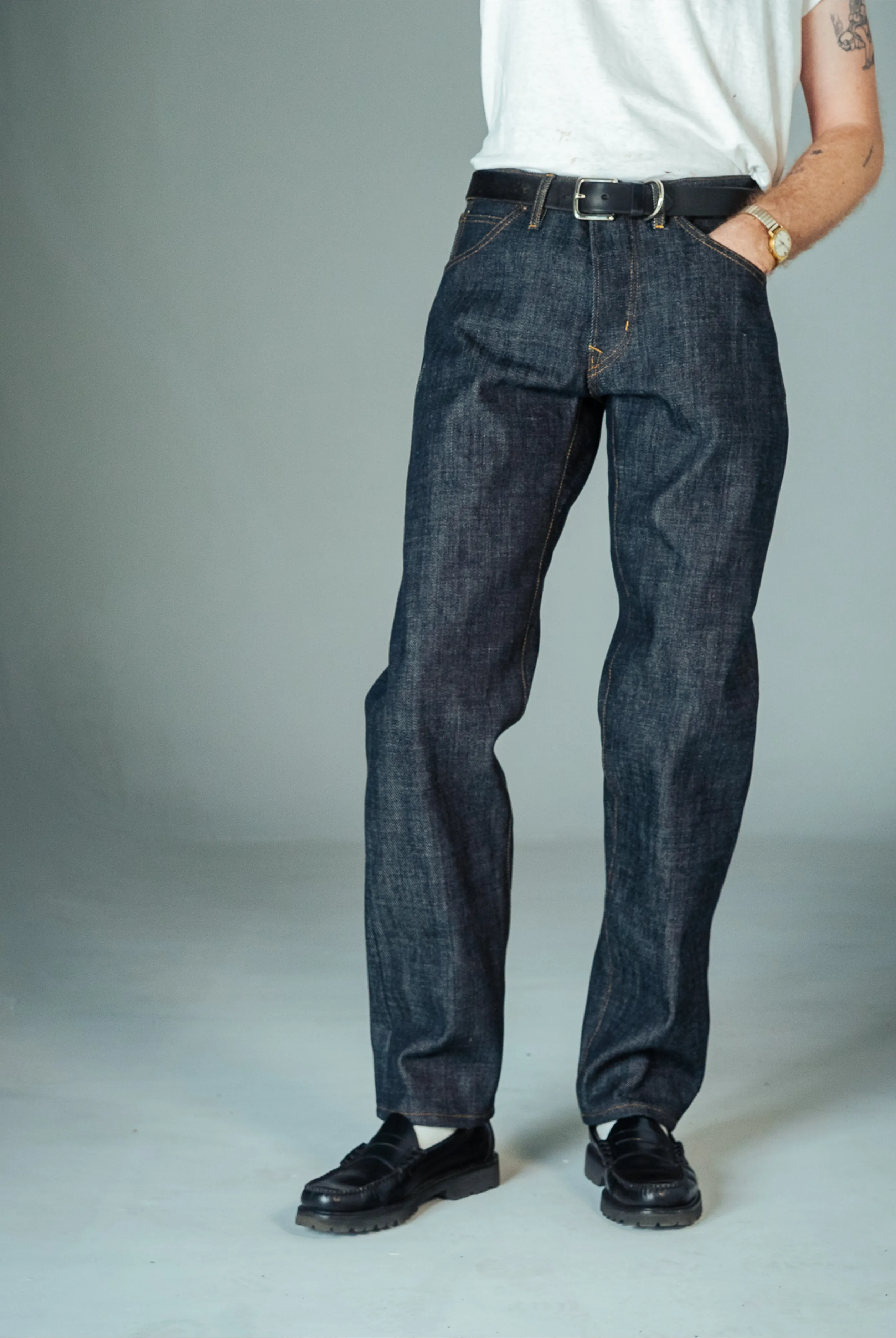 Stratton Straight Fit Jeans - 21oz Selvedge Denim sold by Loyal Stricklin product image thumbnail 4
