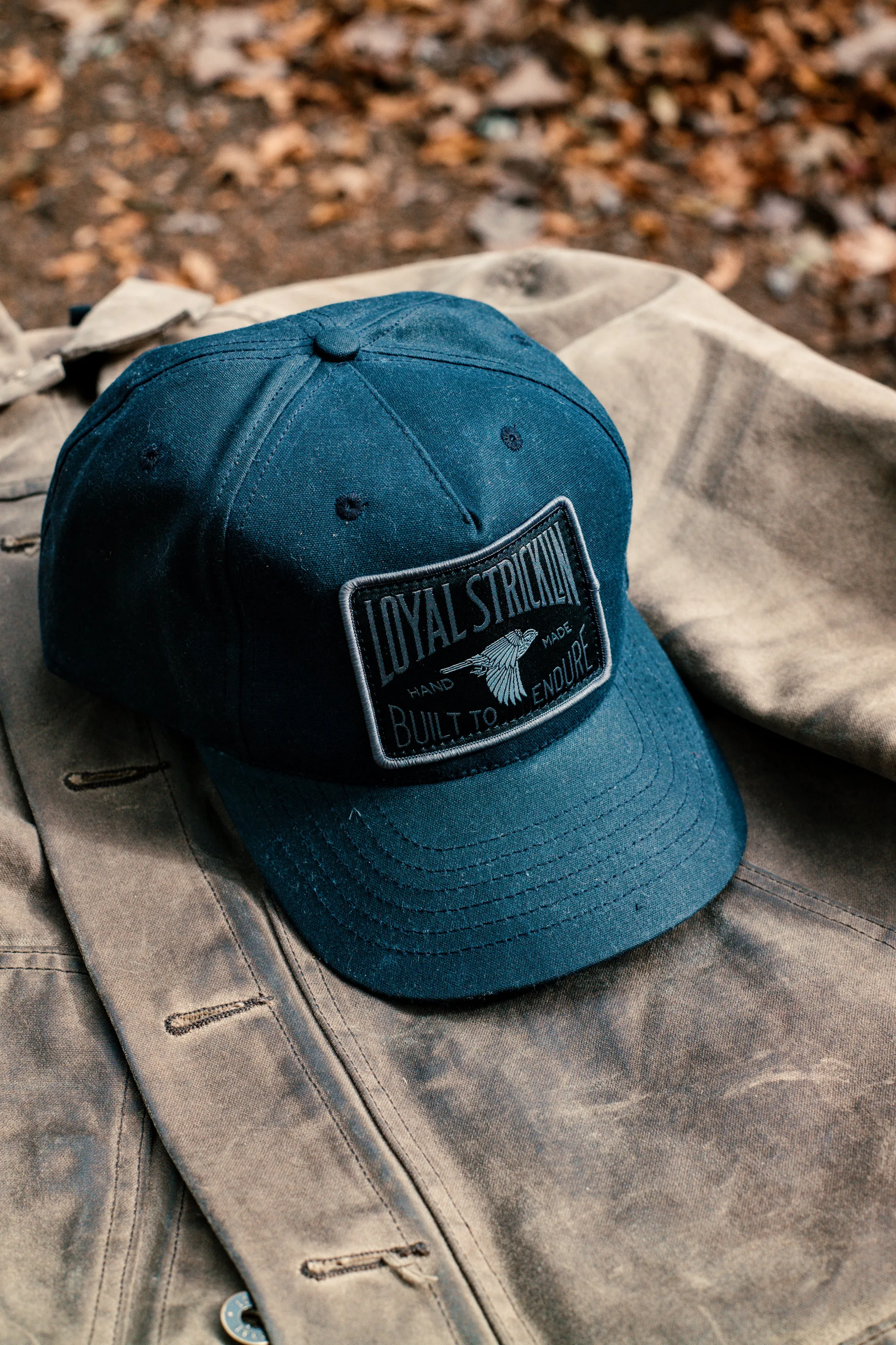 Waxed Canvas Cap - Yellowhammer Patch - Black sold by Loyal Stricklin