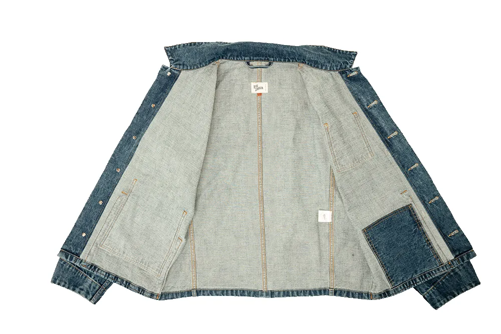 Amos Chore Coat - Stonewashed Denim - Preorder - Mid-late April Delivery sold by Loyal Stricklin product image thumbnail 4