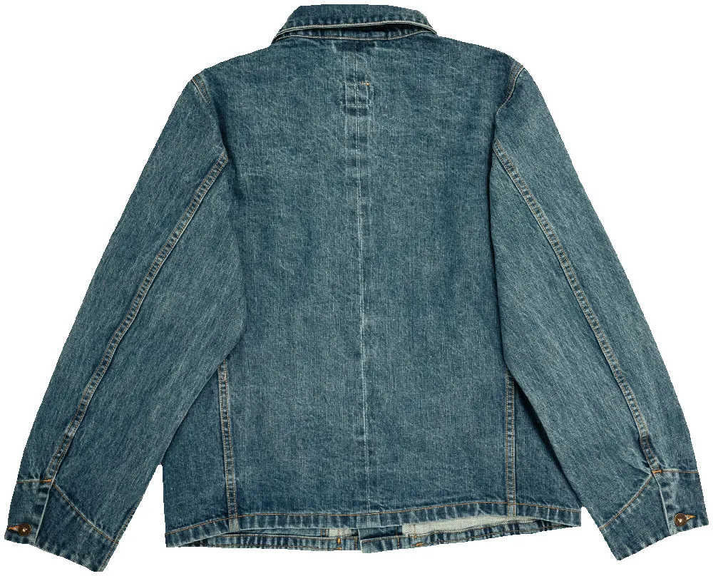 Amos Chore Coat - Stonewashed Denim - Preorder - Mid-late April Delivery sold by Loyal Stricklin product image thumbnail 3