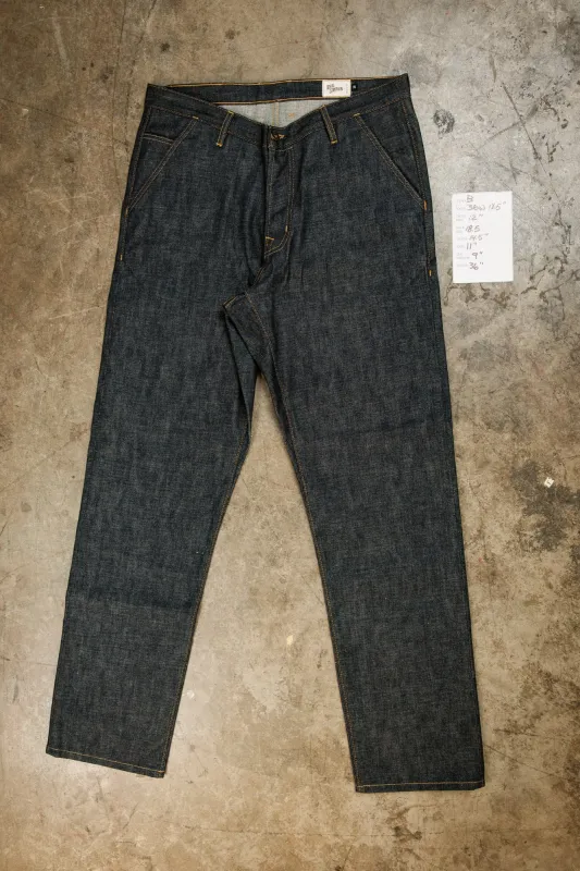item B - Denim trouser straight leg - 36 x 36 - kuroki 15oz selvedge made by Loyal Stricklin