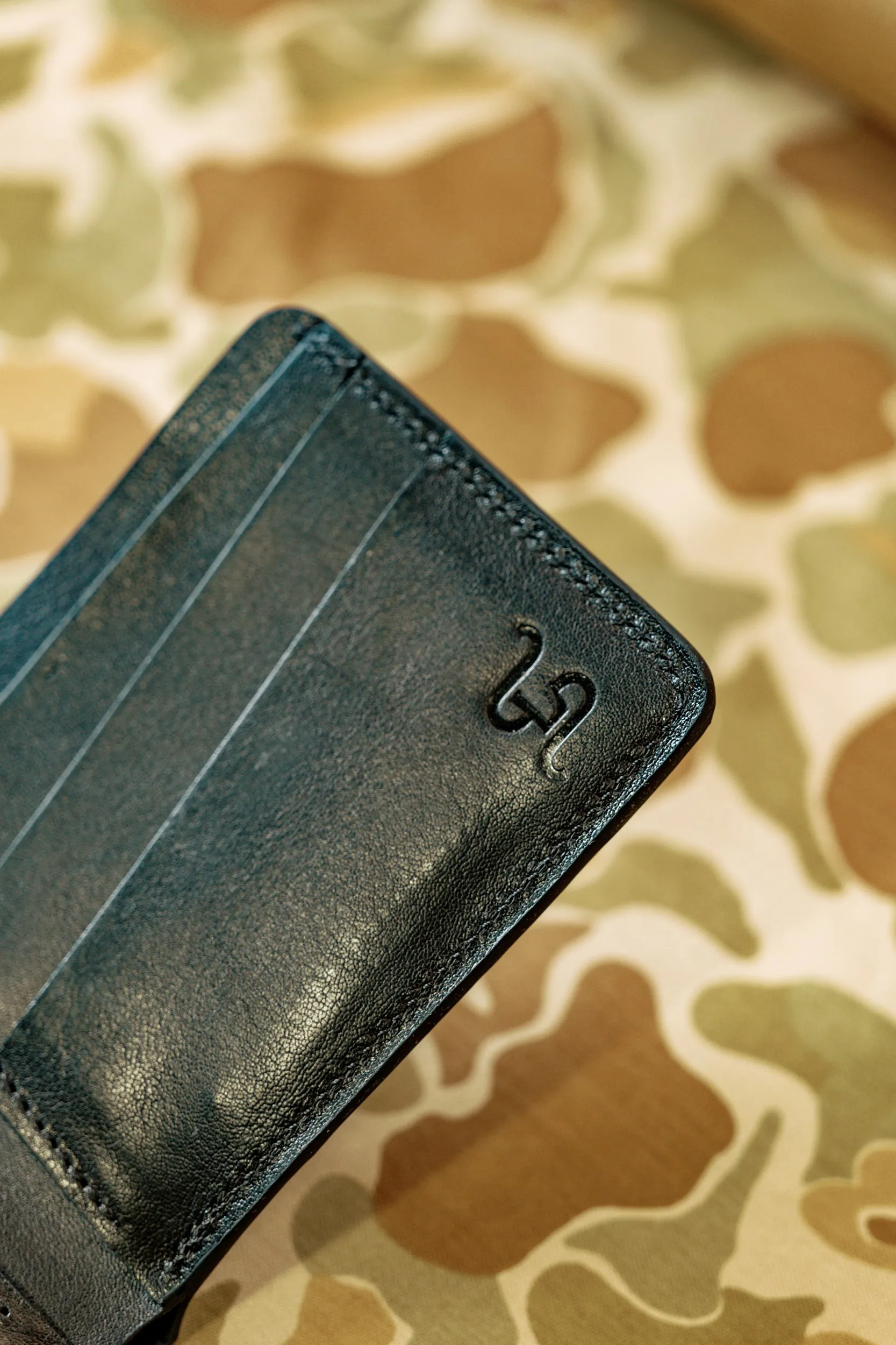 Klein Wallet - Loden Green Alligator / Kangaroo interior - Lower Belly Cut sold by Loyal Stricklin product image thumbnail 4