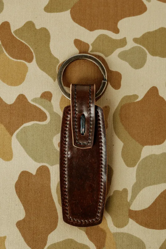 Rover Key Ring - Dark Cognac Shell Cordovan made by Loyal Stricklin