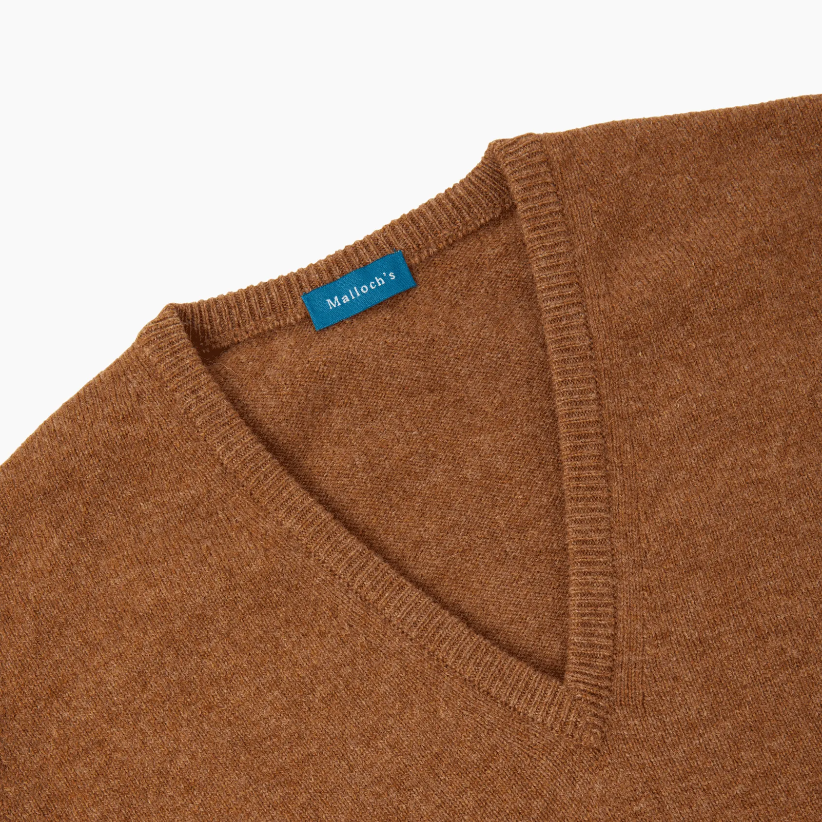 Camel Steadman Fine Lambswool V-Neck sold by Malloch’s product image thumbnail 2