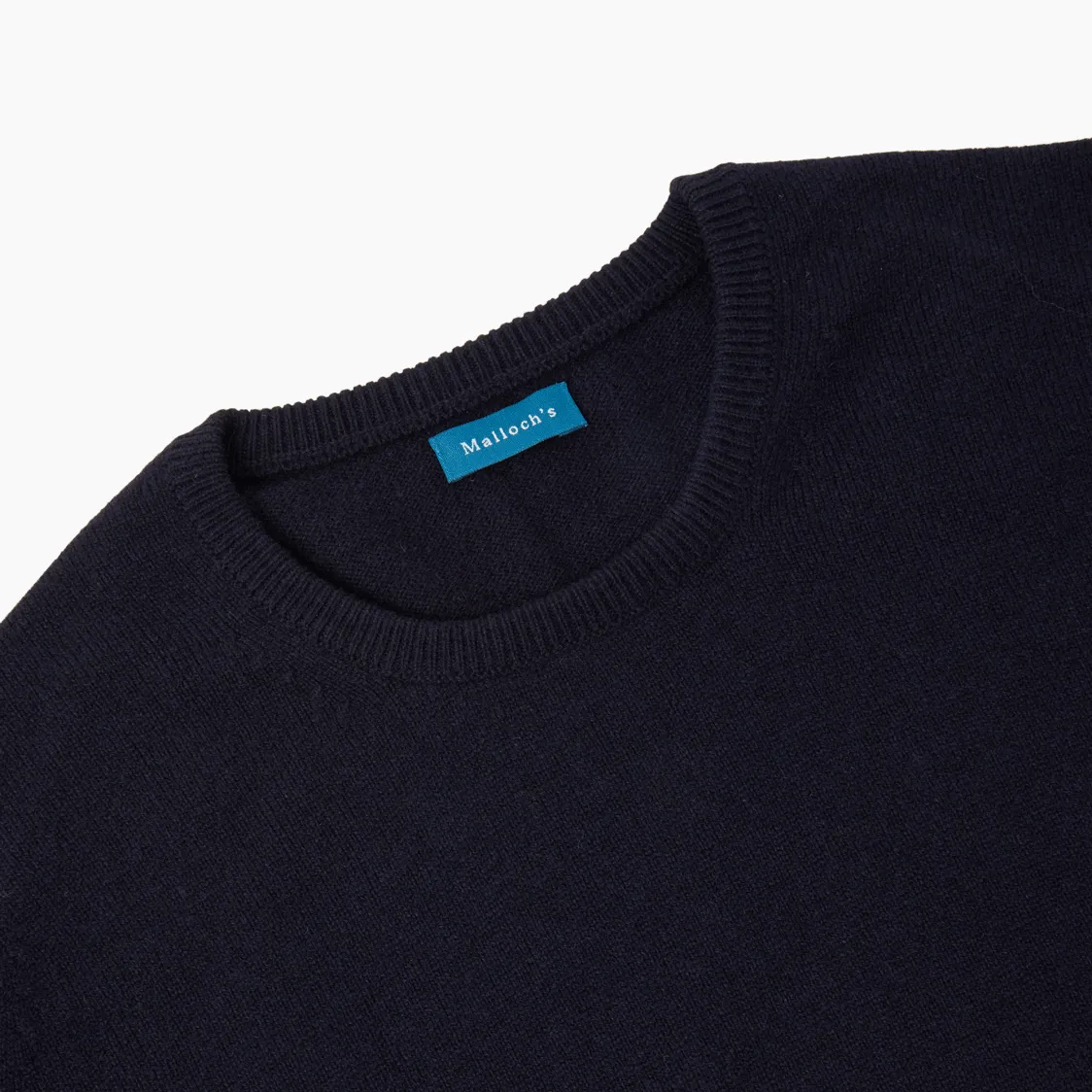 Navy Steadman Fine Lambswool Crew Neck sold by Malloch’s product image thumbnail 2
