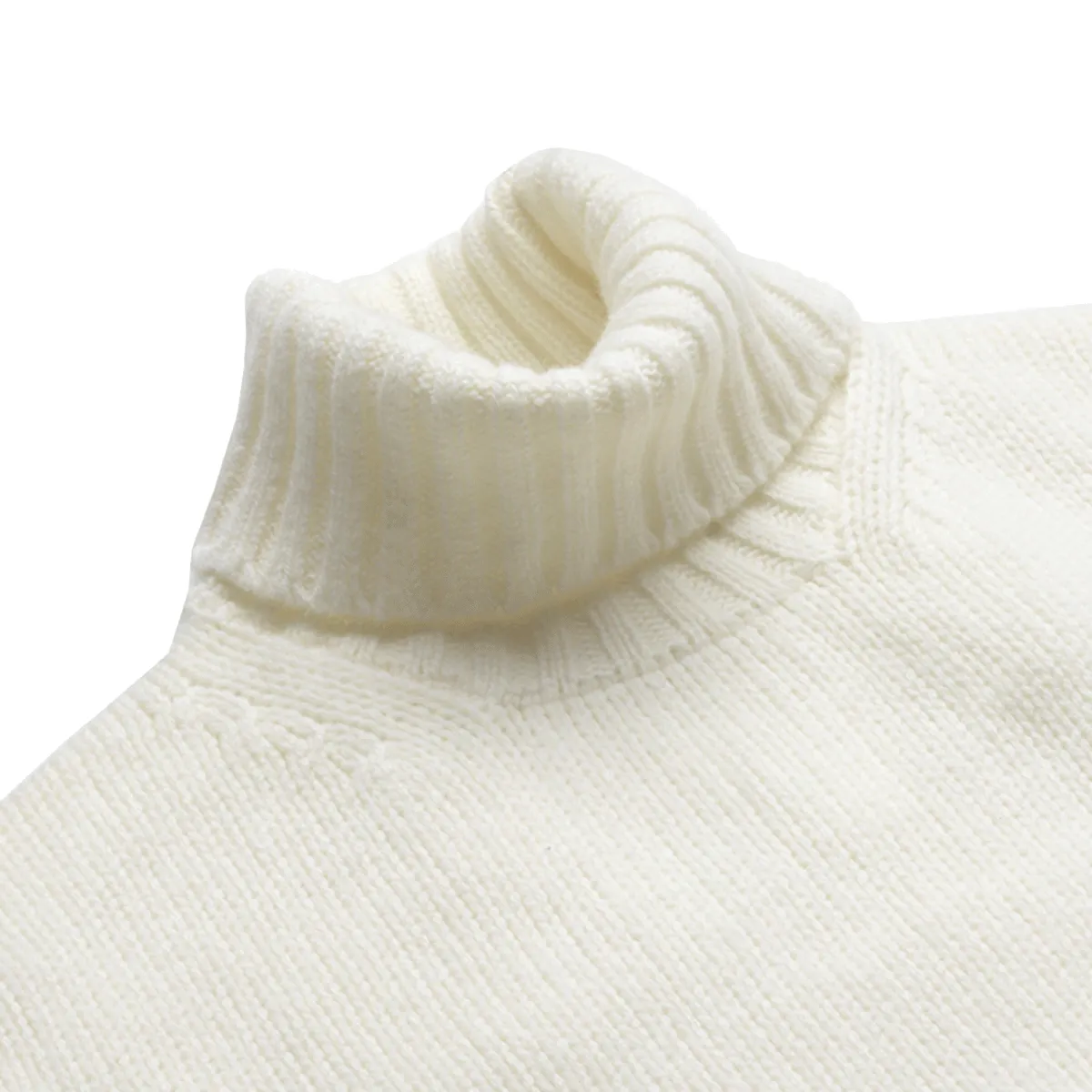 Ecru Newman Lambswool Roll Neck Jumper sold by Malloch’s product image thumbnail 2