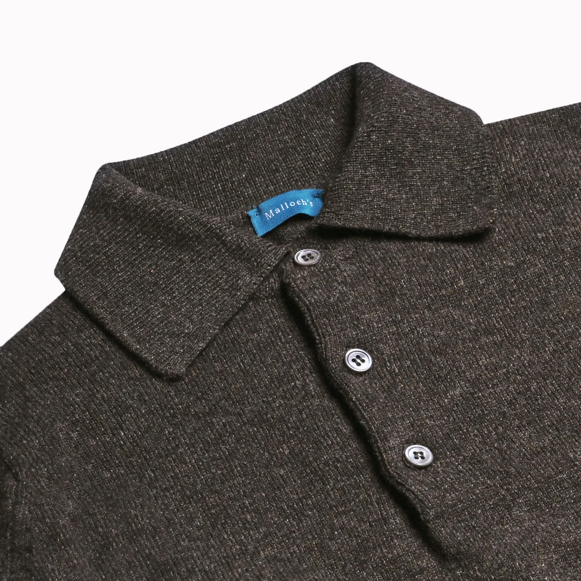 Brown Kelly Long Sleeve Sports Collar Jumper sold by Malloch’s product image thumbnail 2