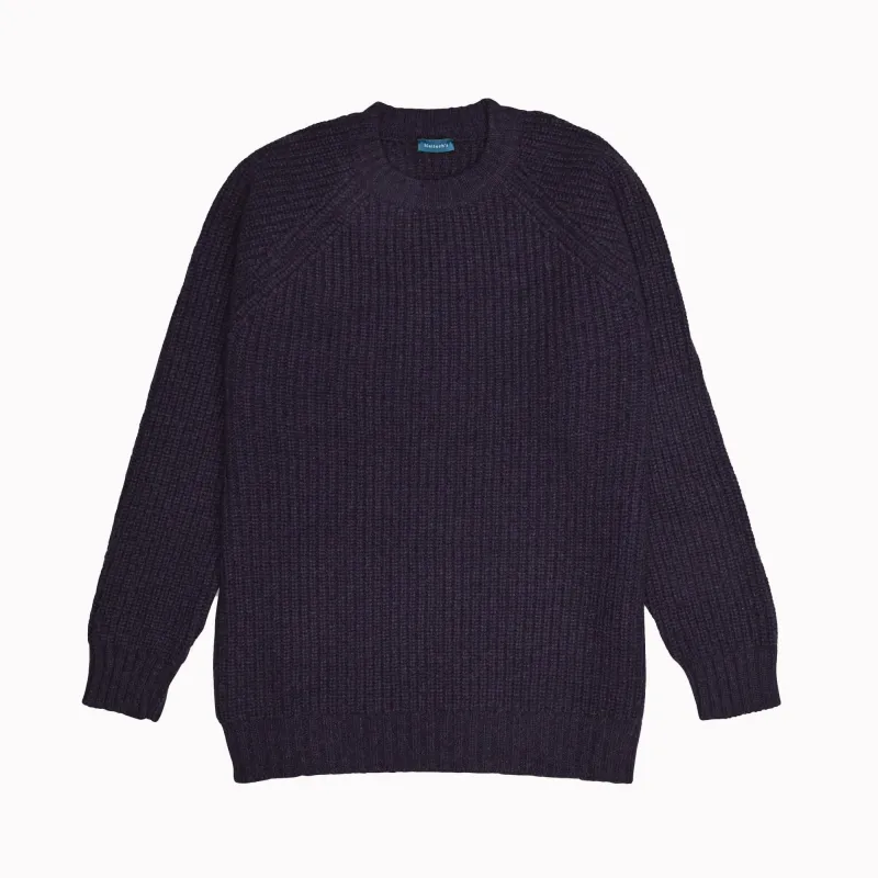 Navy Kielder Fisherman's Jumper sold by Malloch’s