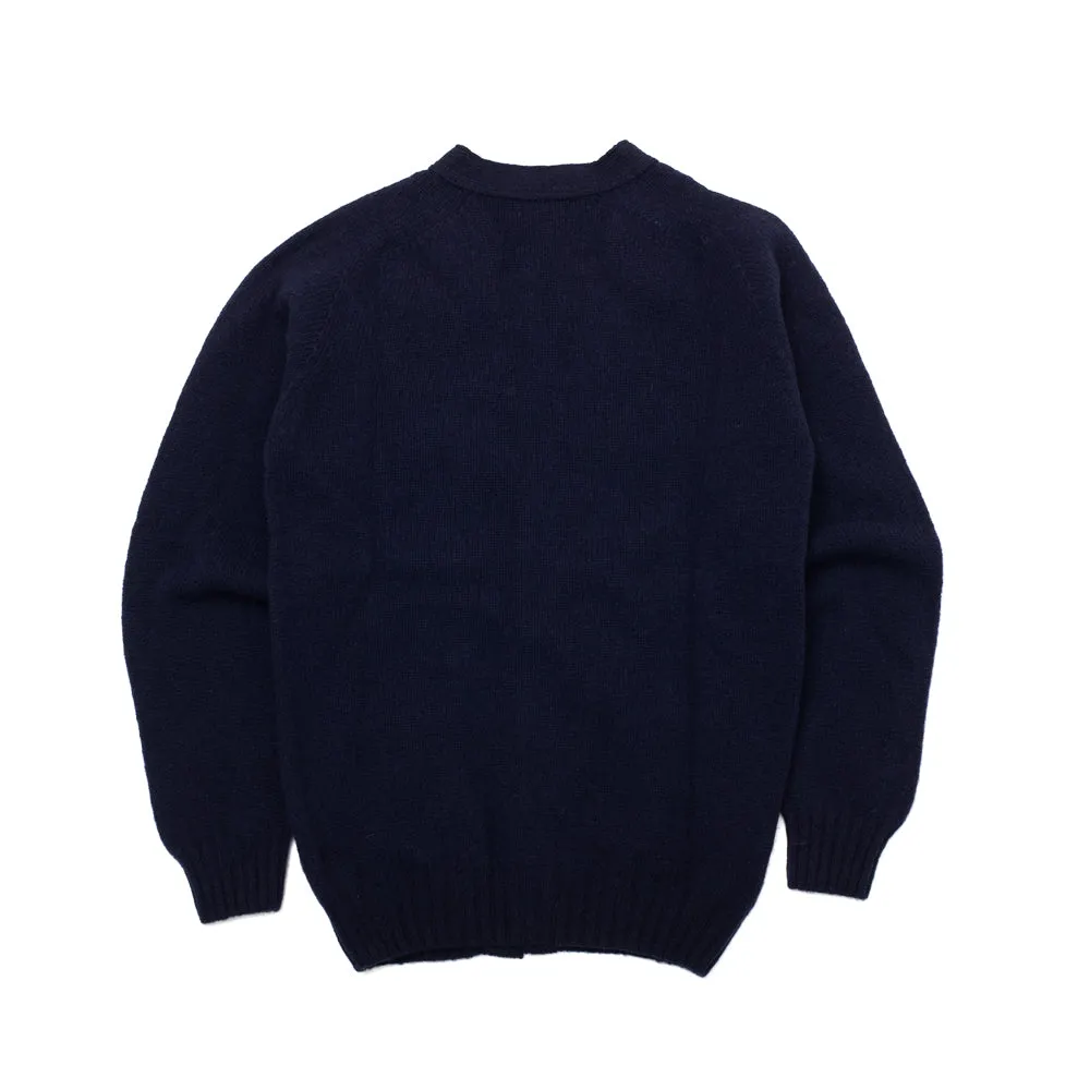Shetland Cardigan - New Navy - Small sold by Malloch’s product image thumbnail 3