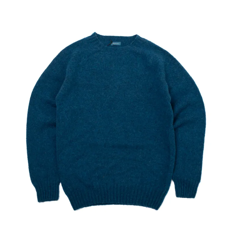 Kelso Brushed Shetland Jumper - Atlantic Spray - Small sold by Malloch’s