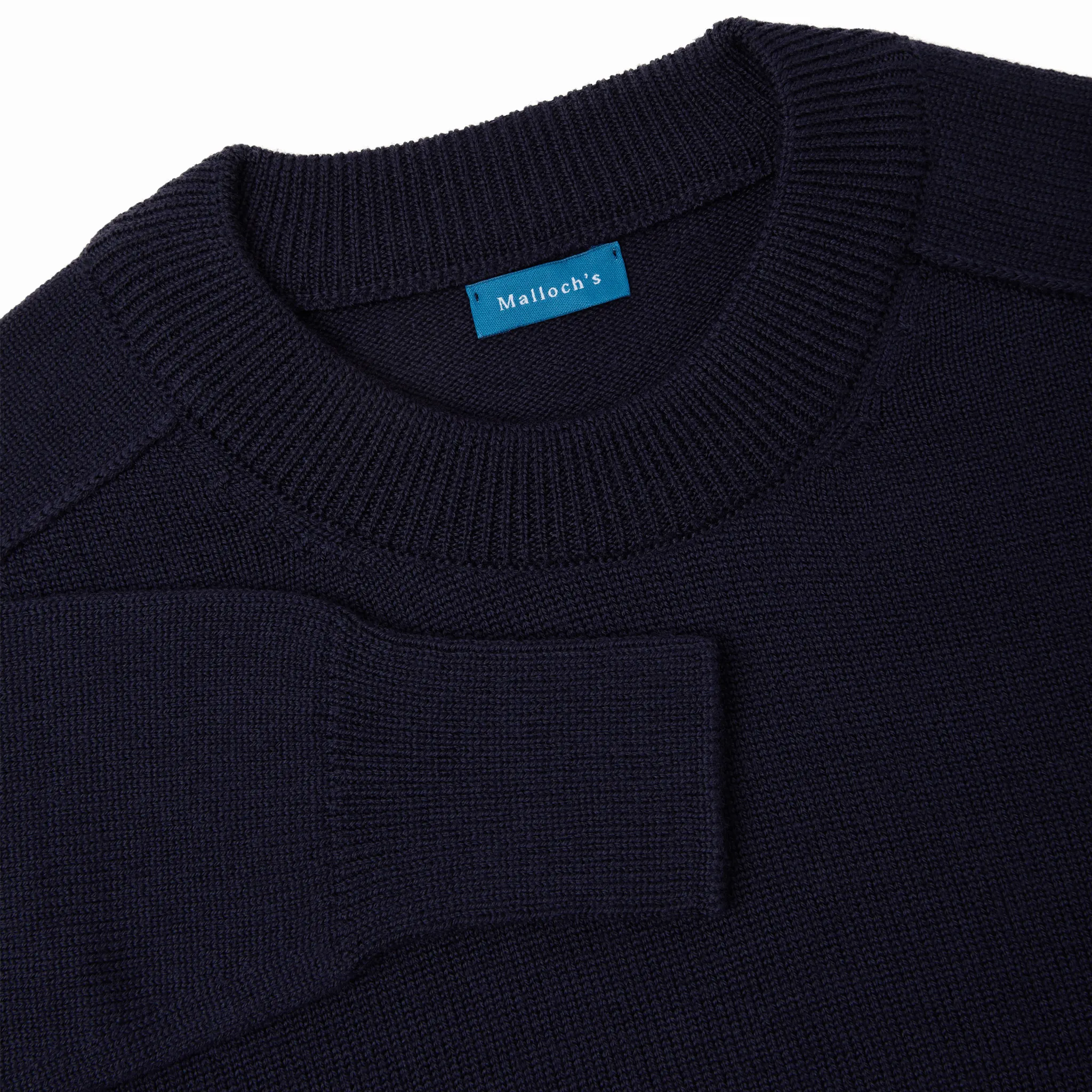 Navy Easton Merino Crew Neck Sweater sold by Malloch’s product image thumbnail 2